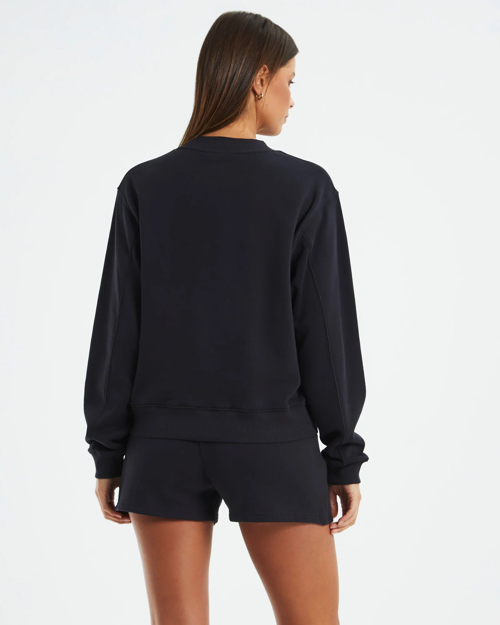 State Fleece Jumper Almost Black - Image 2