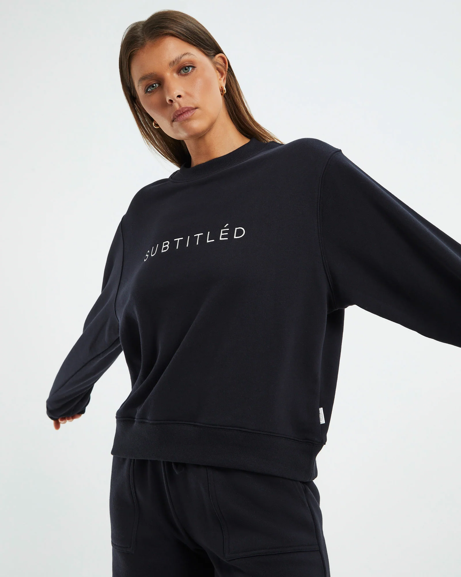 State Fleece Jumper Almost Black - Image 5