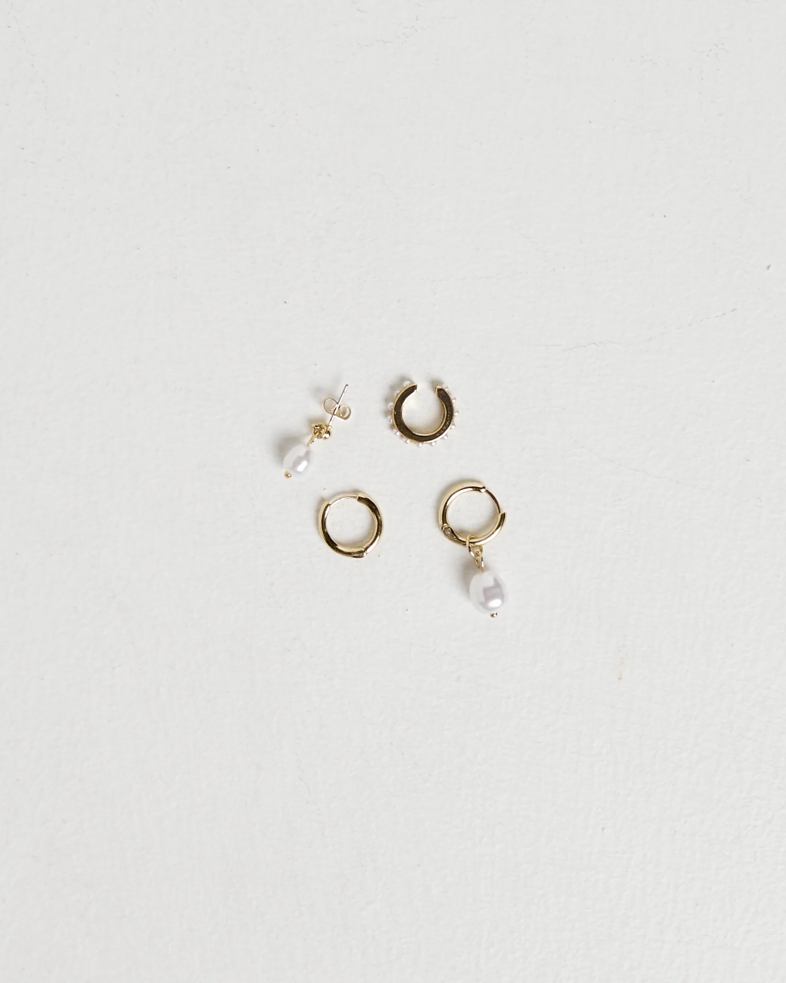 Statement Seeker Pearl Earring Pack - Image 2