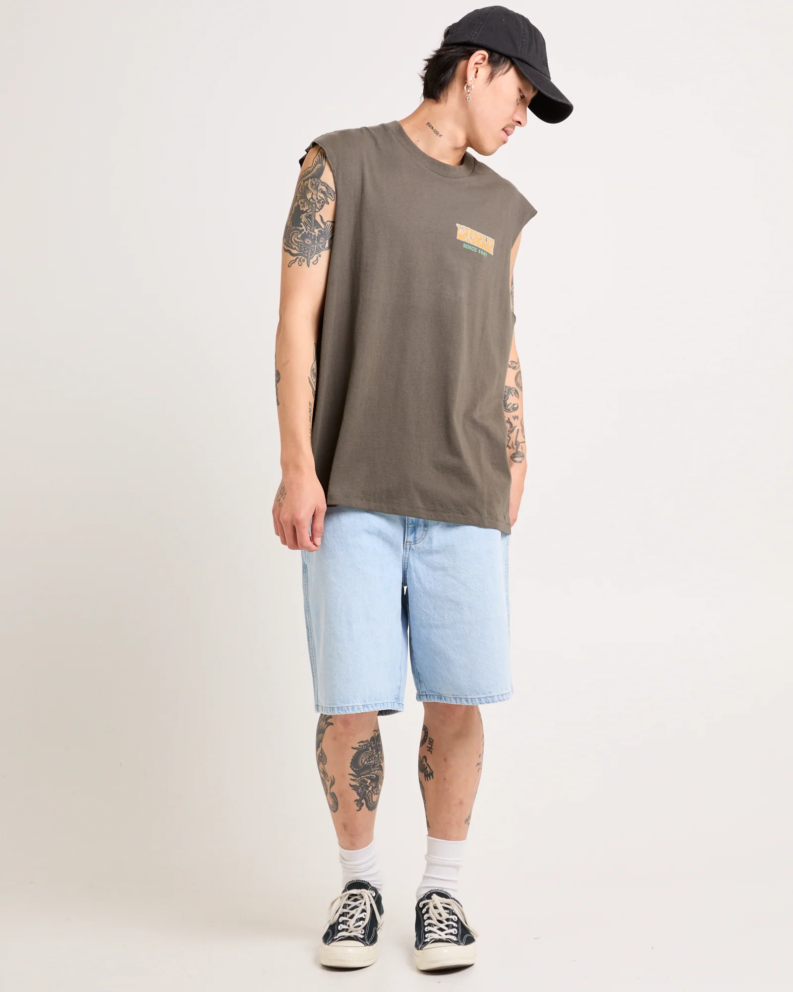 Steezy Relaxed Denim Shorts - Image 3
