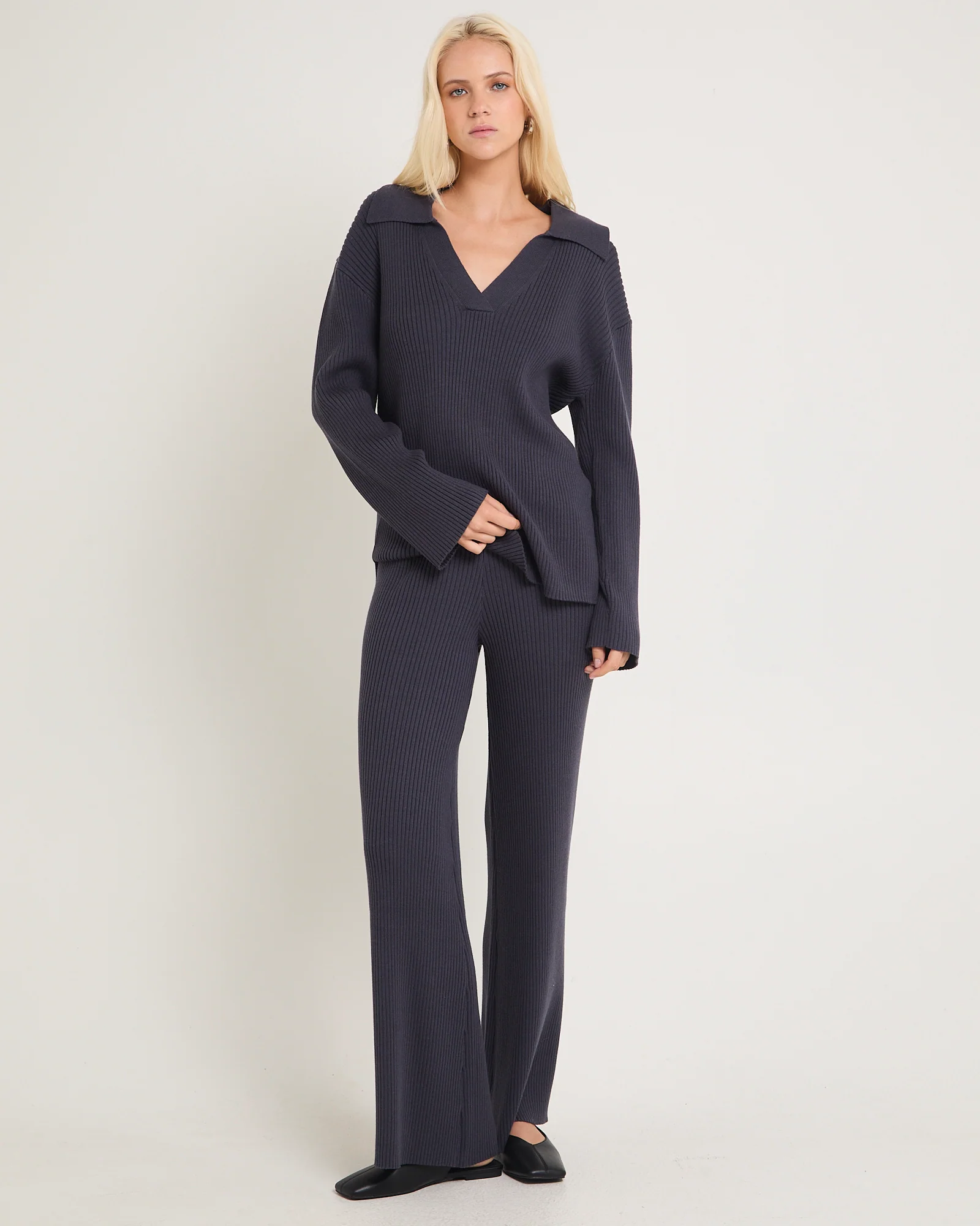 Stella Ribbed Knit Sweater - Image 3