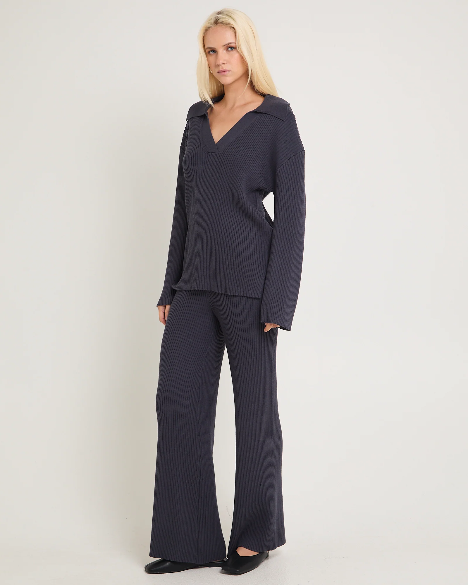 Stella Ribbed Knit Sweater - Image 4