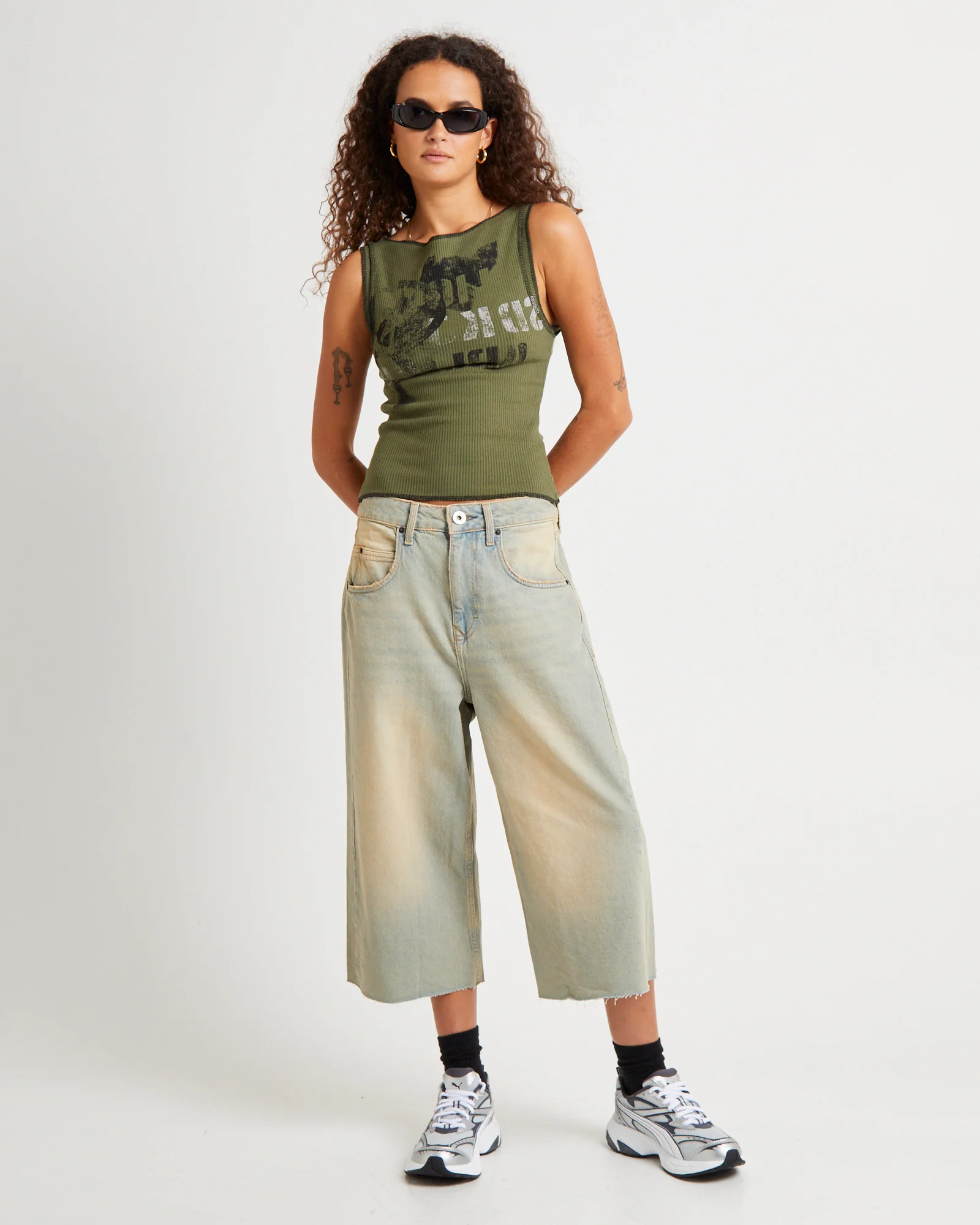 Stencil Rib Tank Top - Image 2