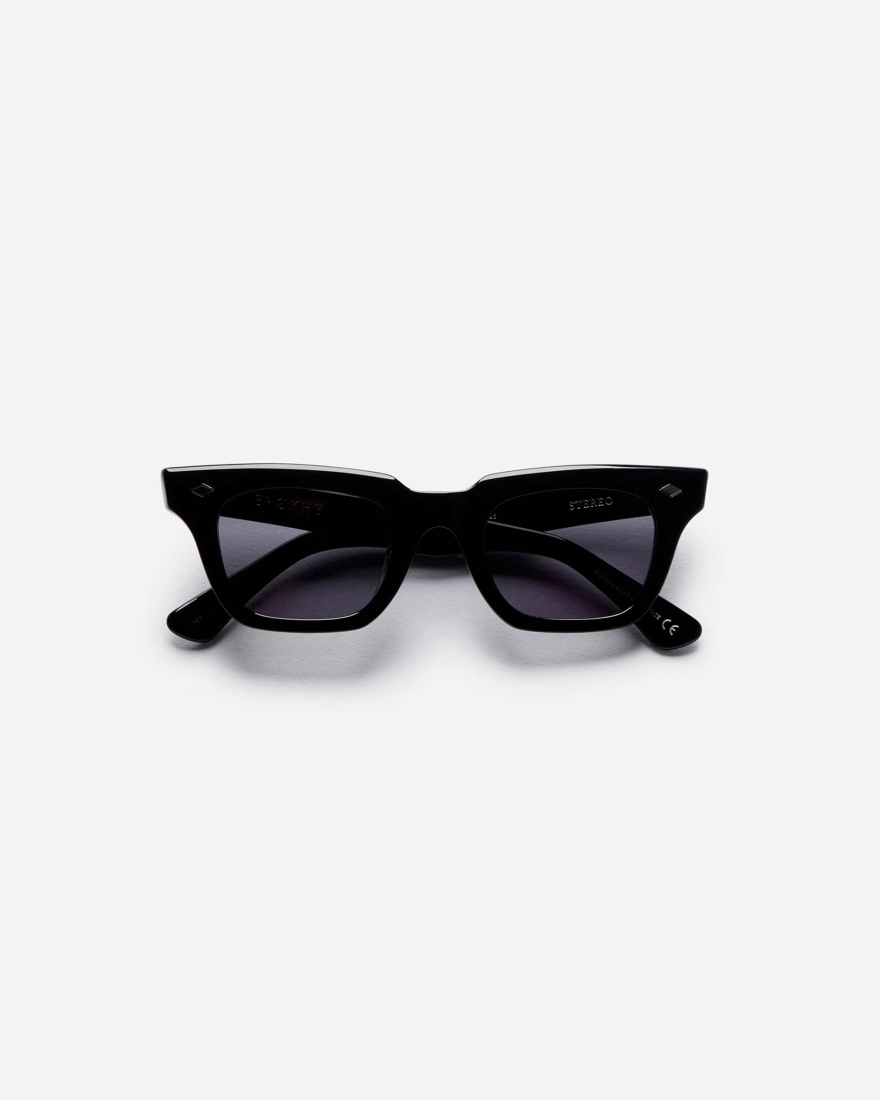 Stereo Sunglasses in Polished Black - Image 2