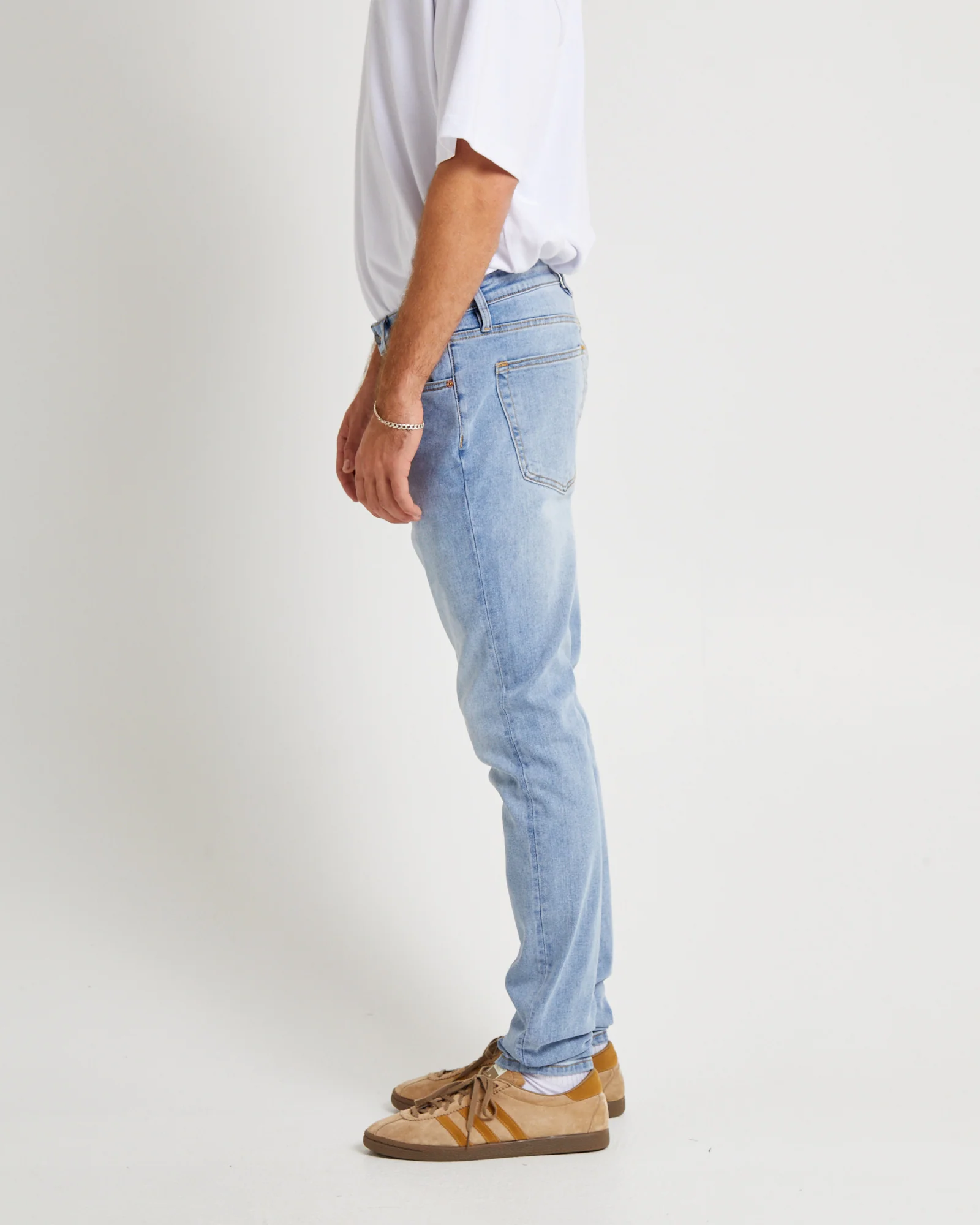 Stinger Chainsaw Denim Jeans Light Vintage - Image 5
