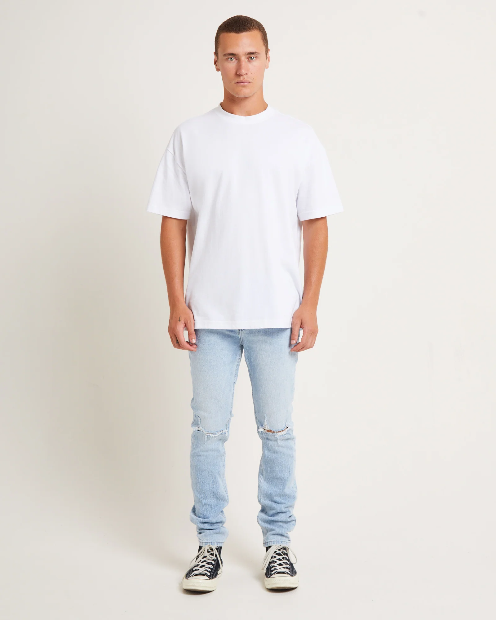 Stinger Crush Rip Slim Denim Jeans - Image 3
