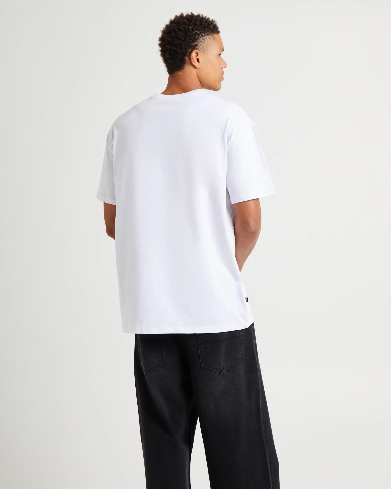 Stock Box Heavy Weight T-Shirt White - Image 2