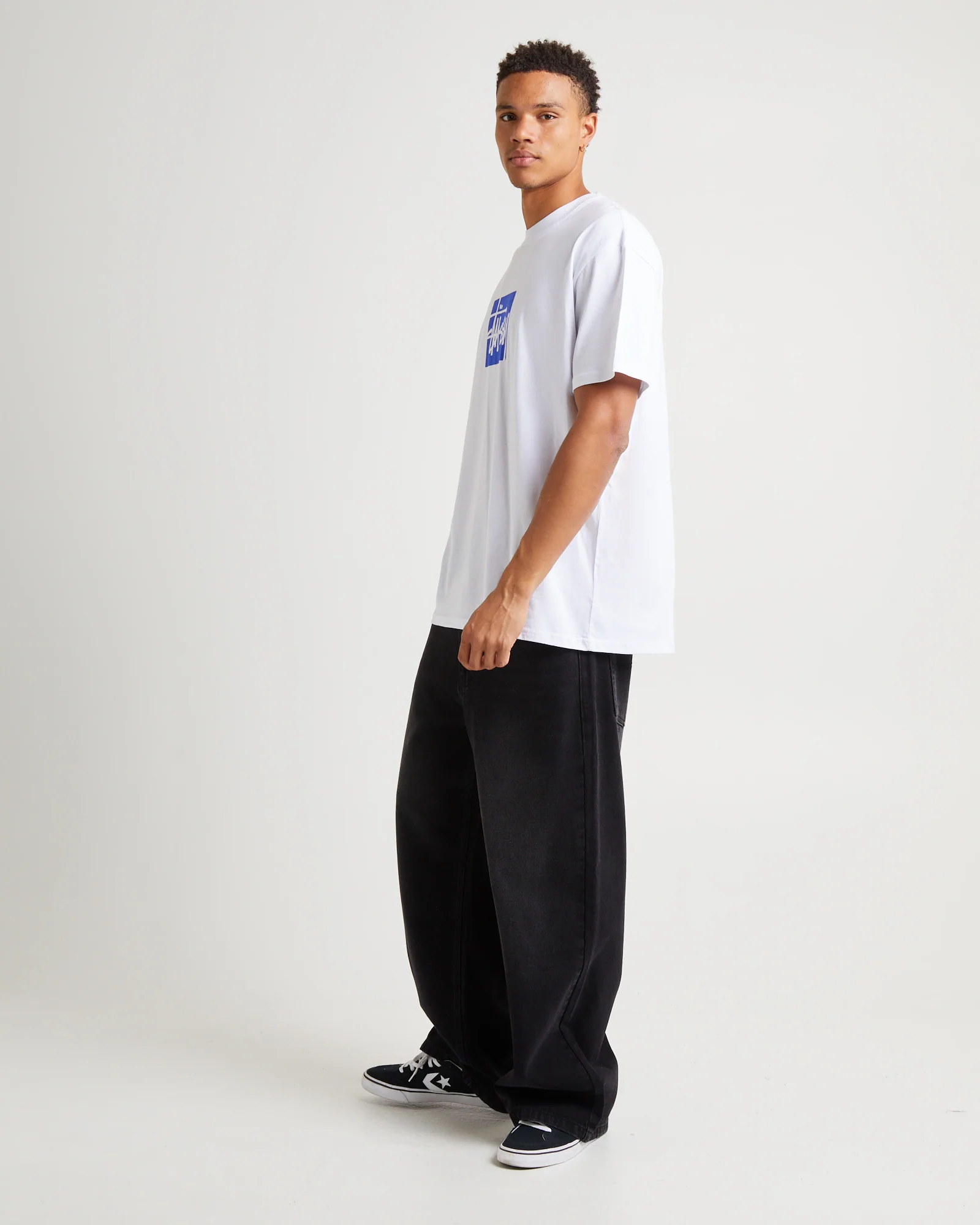 Stock Box Heavy Weight T-Shirt White - Image 4