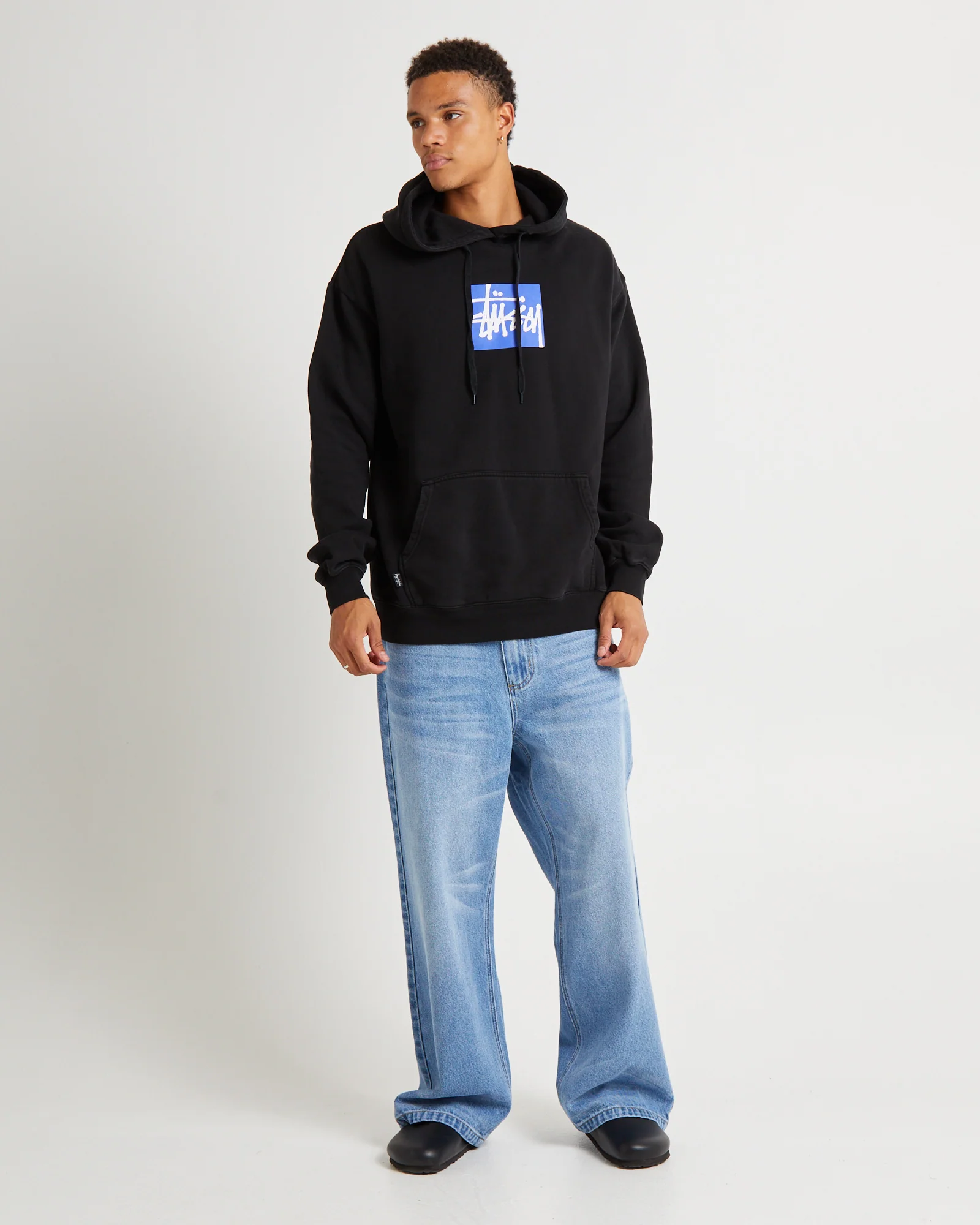 Stock Box Hoodie Black - Image 3