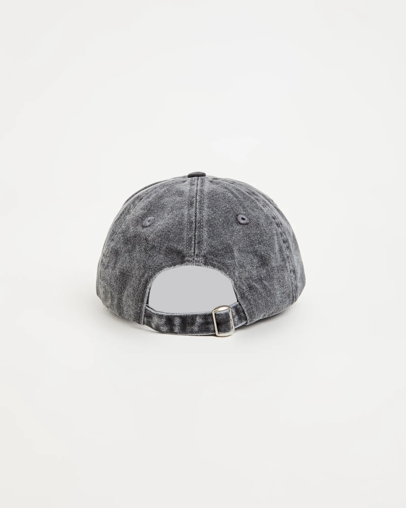 Stone Wash Baseball Cap in Washed Charcoal - Image 3