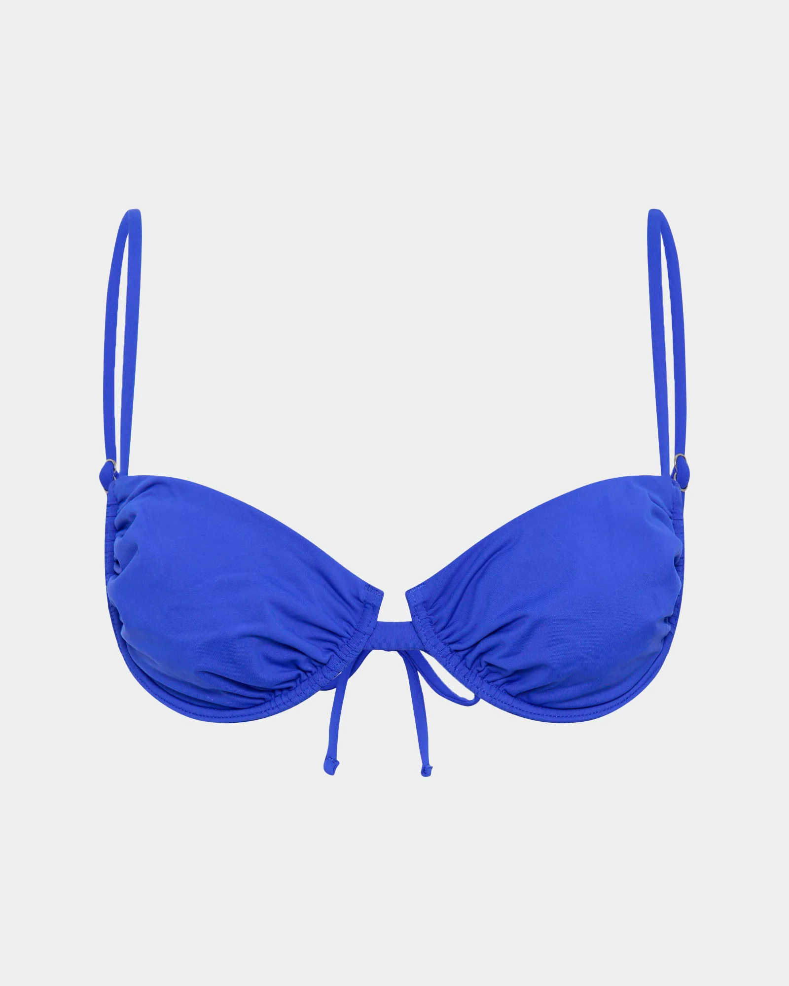 Strappy Underwire Tie Back Bikini Top - Image 3