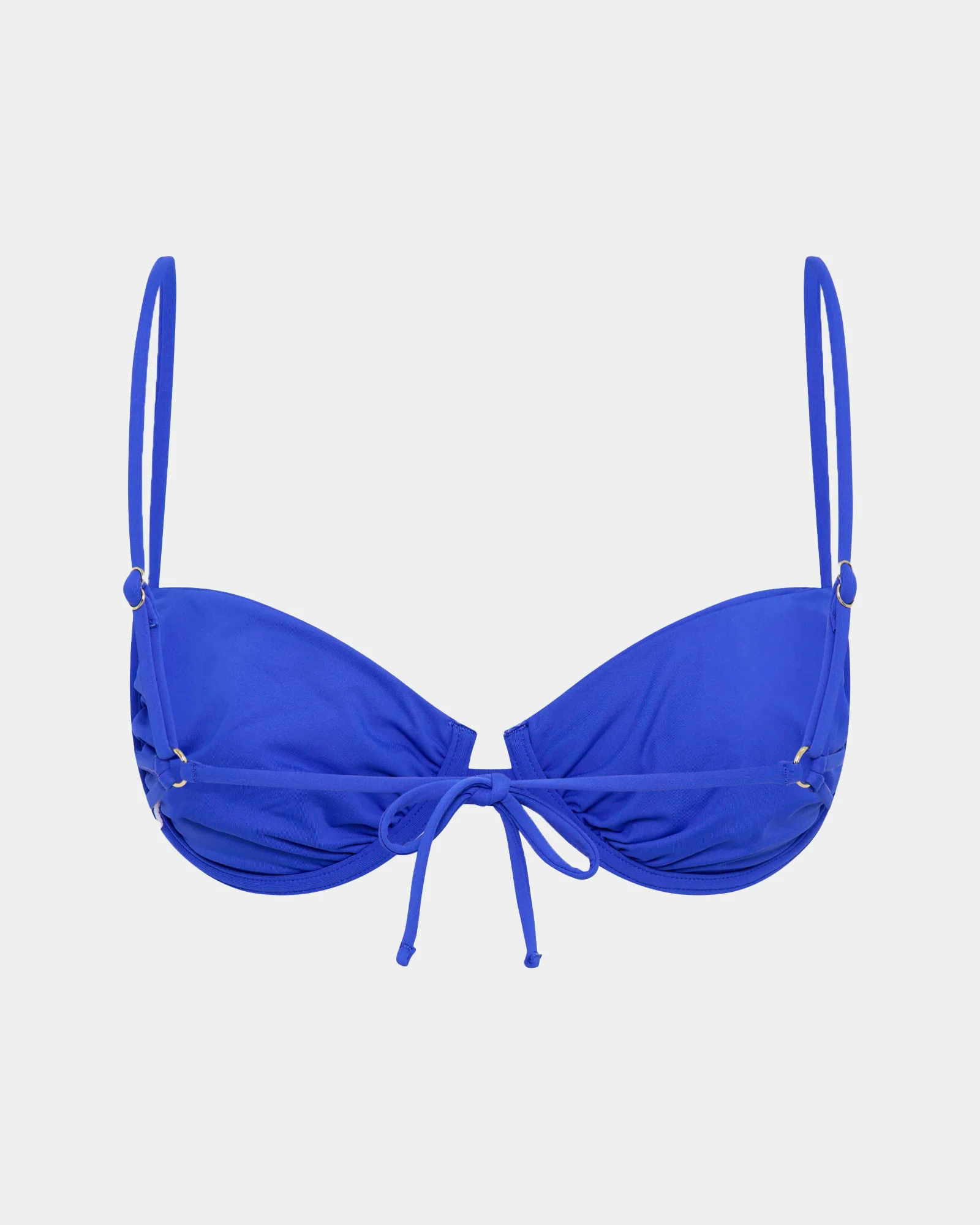 Strappy Underwire Tie Back Bikini Top - Image 4