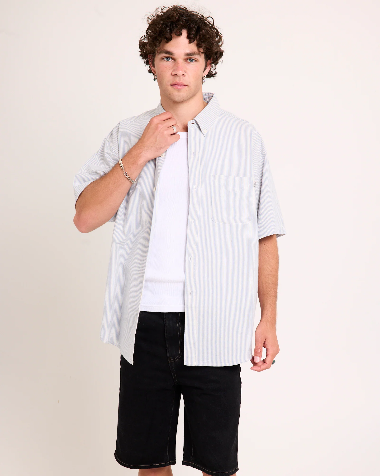 Stripe Short Sleeve Shirt - Image 2
