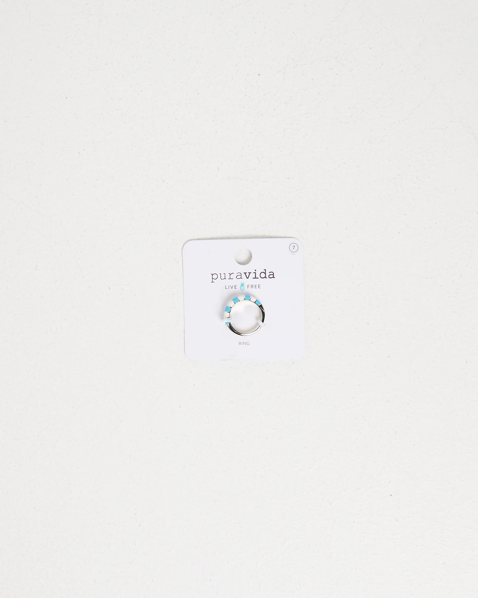 Striped Enamel Gold Ring - Image 3