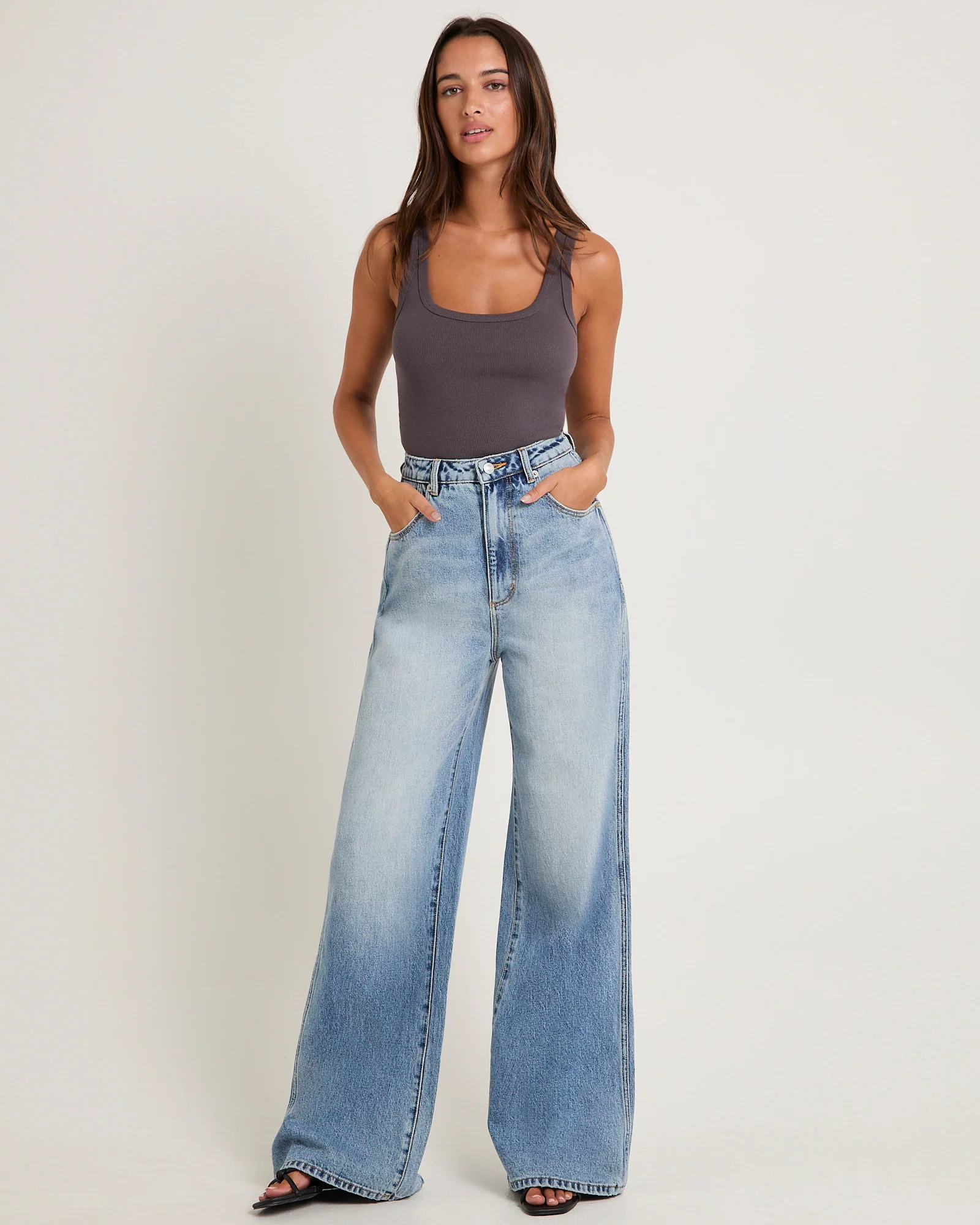 Studio Flare City Lights Denim Jeans - Image 3