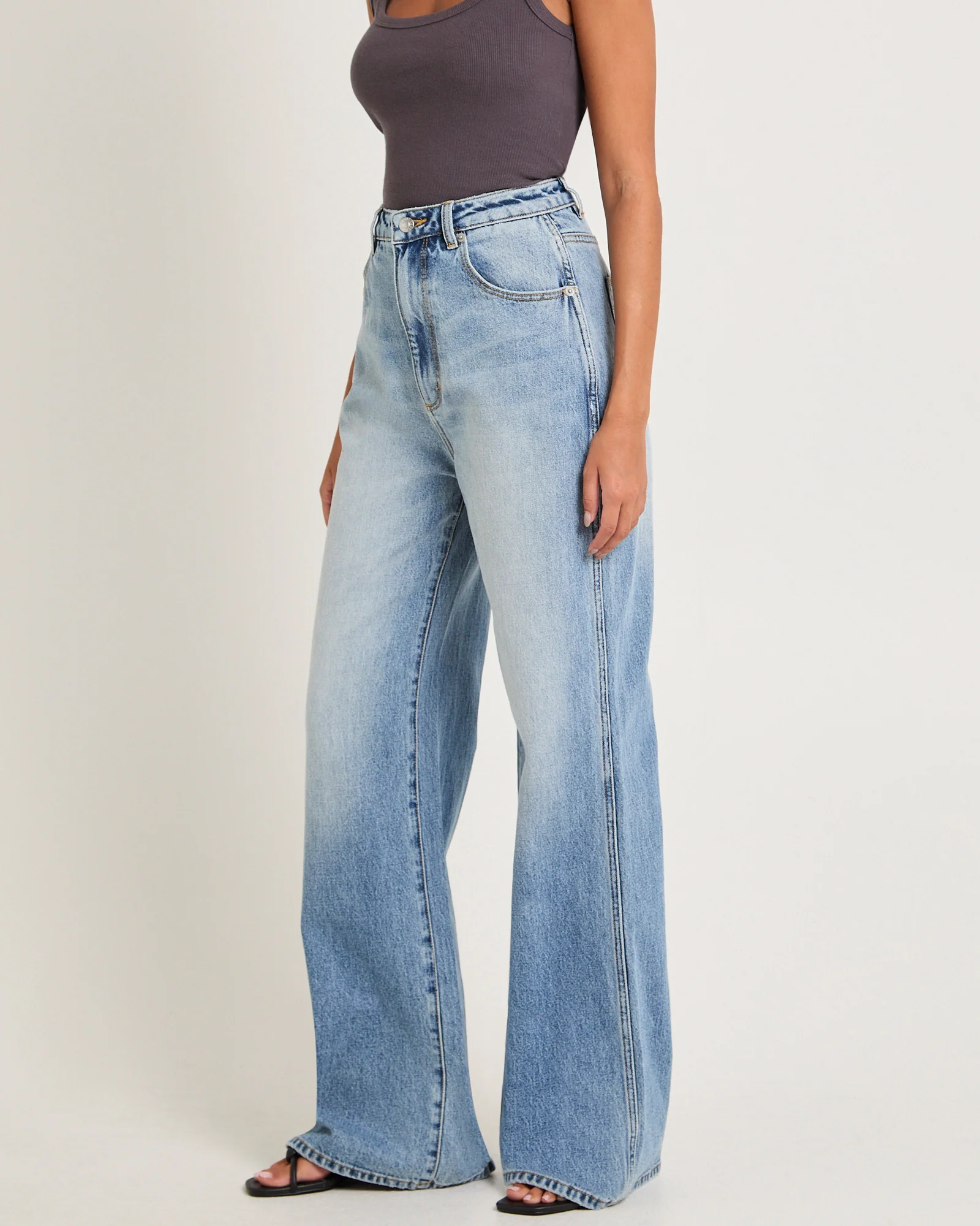 Studio Flare City Lights Denim Jeans - Image 4