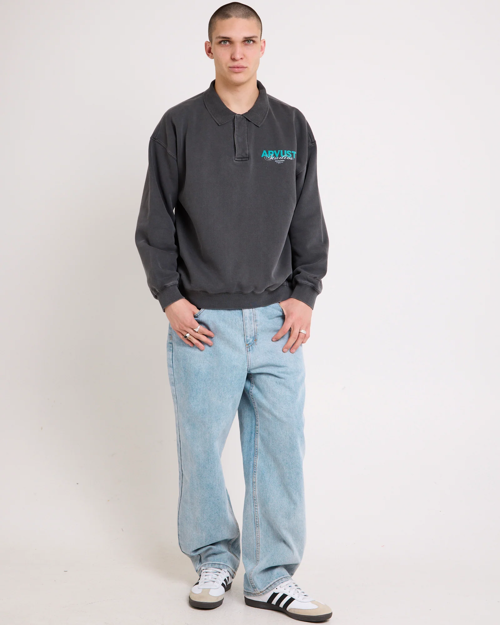Studio Fleece Polo - Image 3