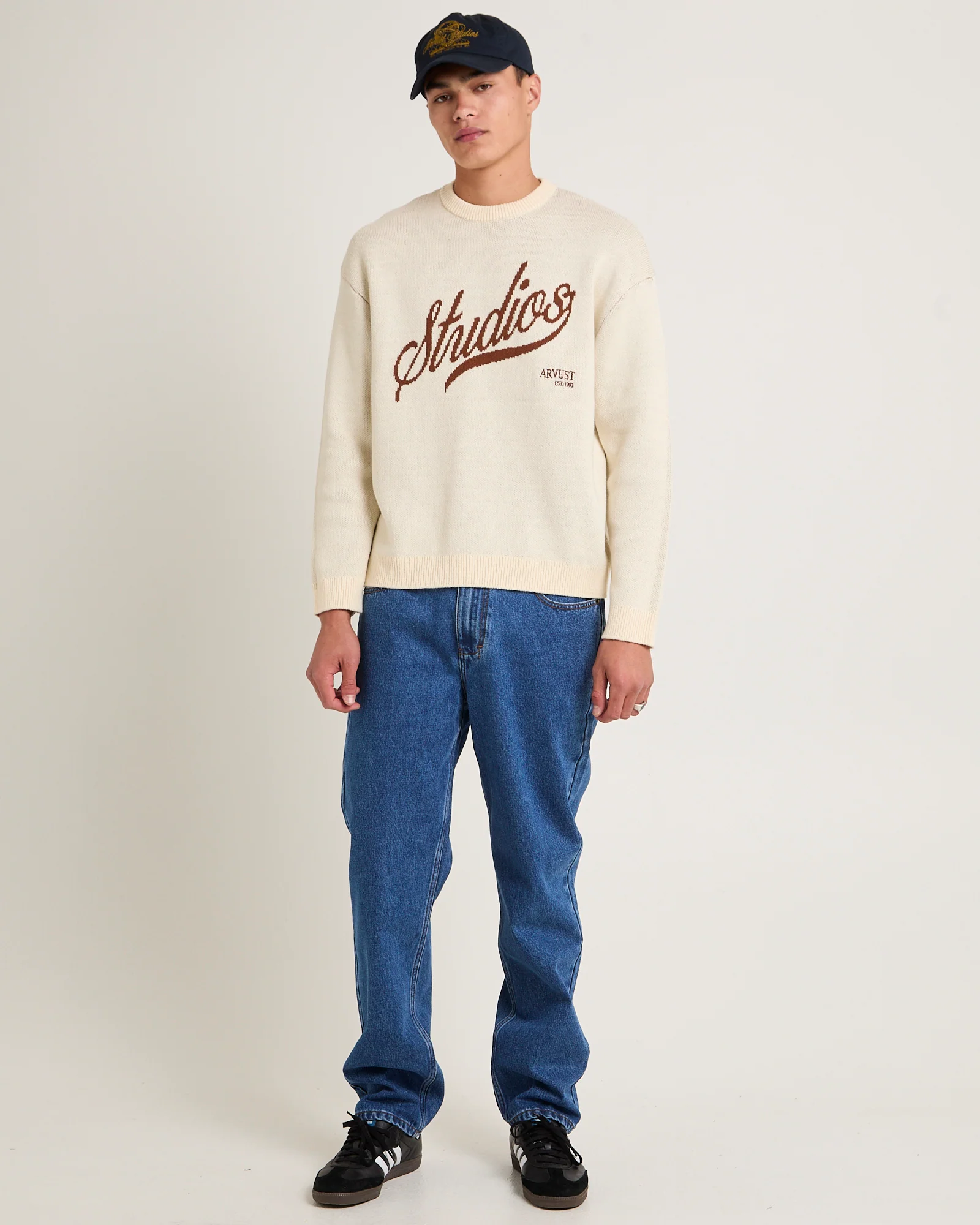 Studio Intarsia Knit Jumper - Image 3