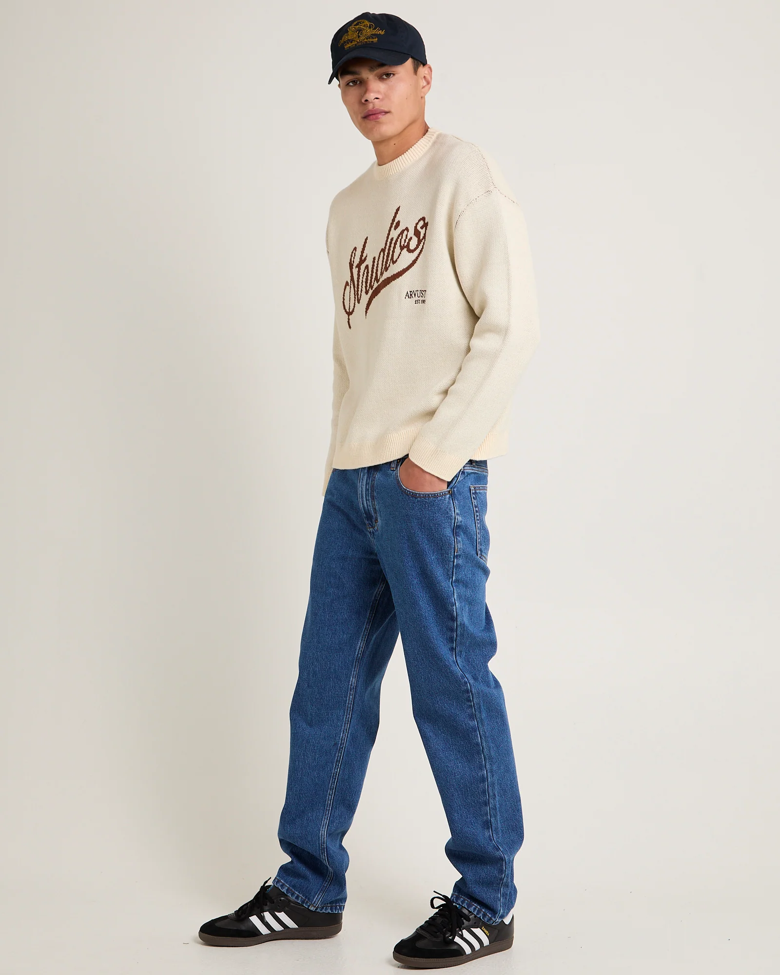 Studio Intarsia Knit Jumper - Image 4