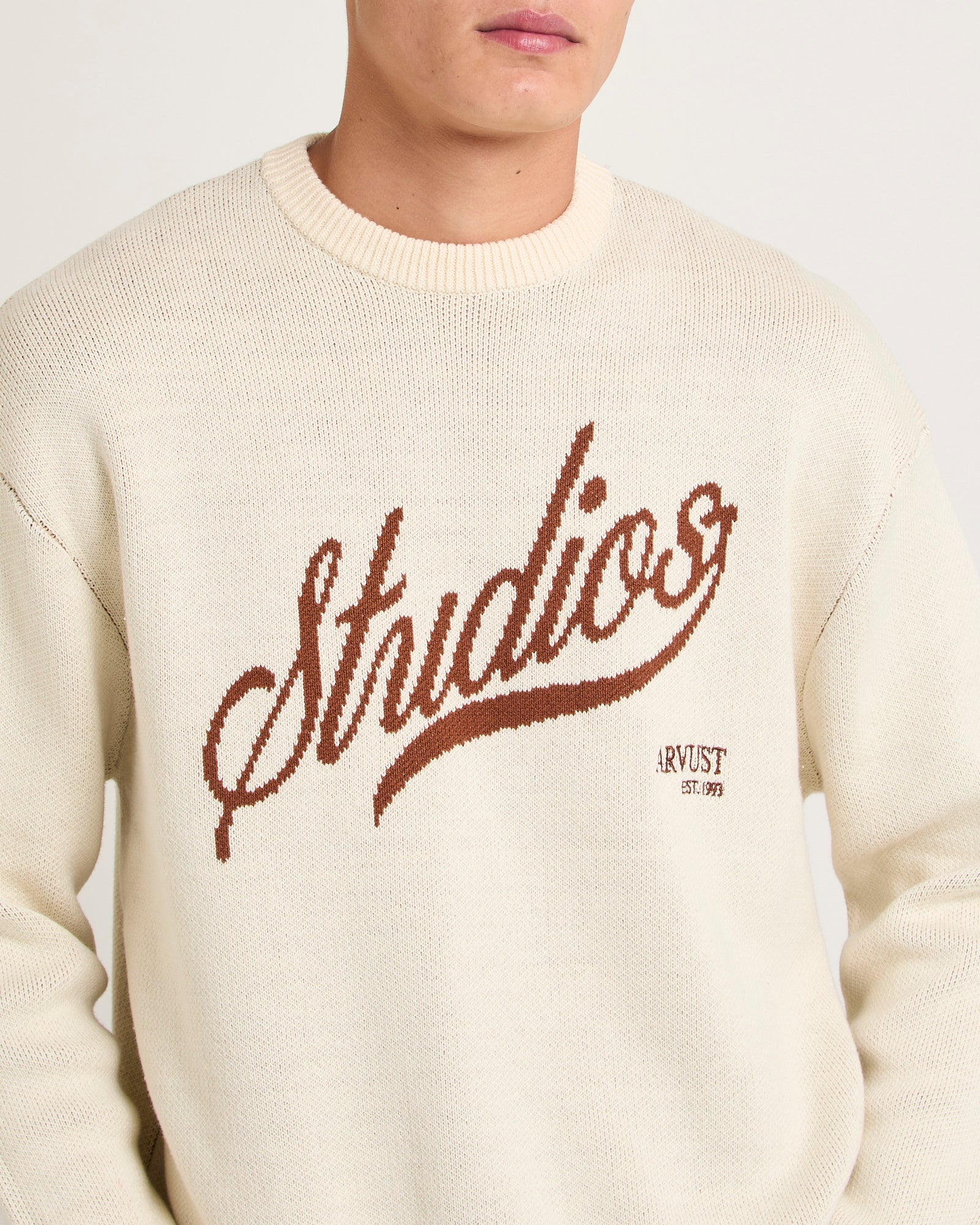 Studio Intarsia Knit Jumper - Image 5