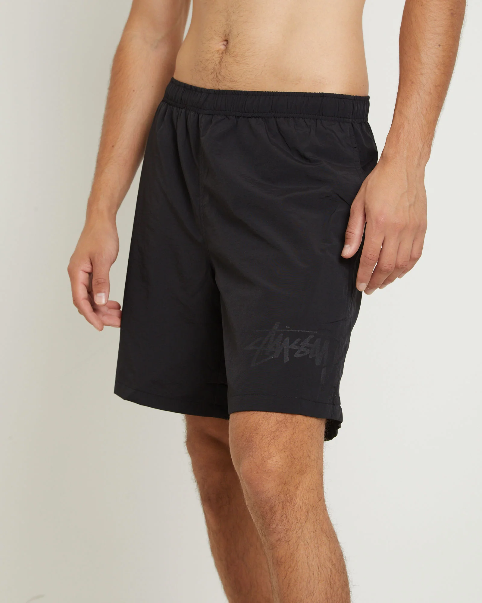 Stussy Big Stock Nylon Short in Black - Image 5