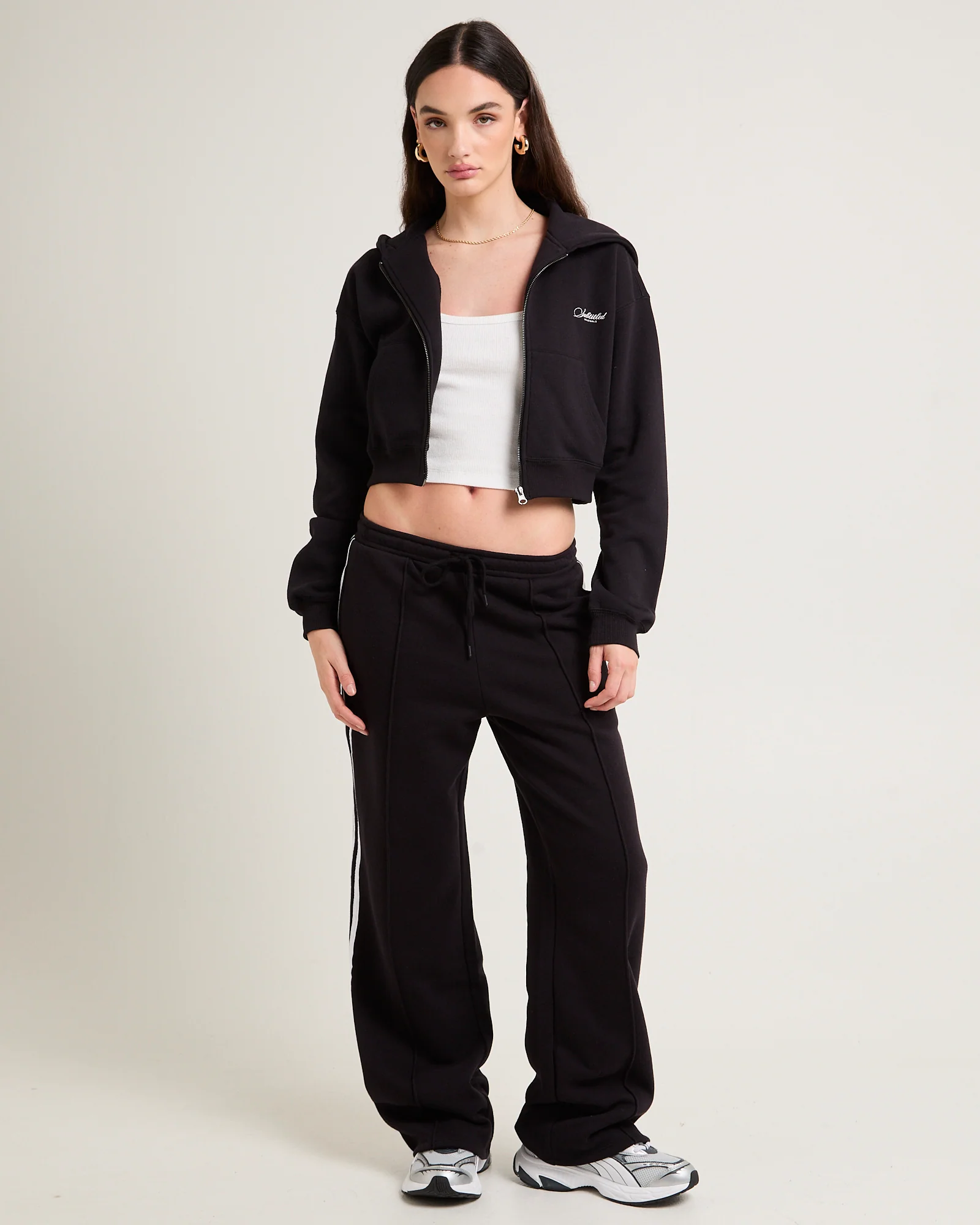 Subtitled Baggy Track Pants - Image 3