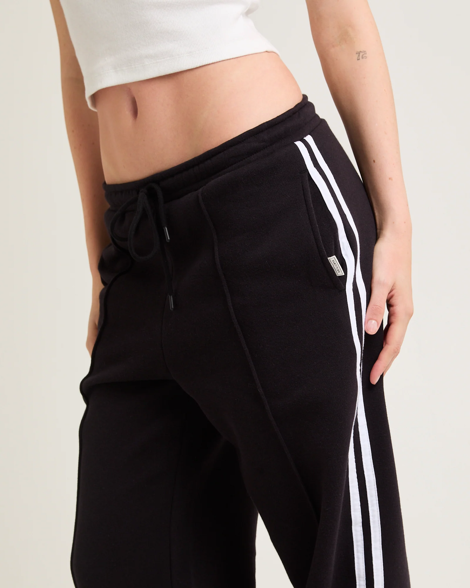 Subtitled Baggy Track Pants - Image 5