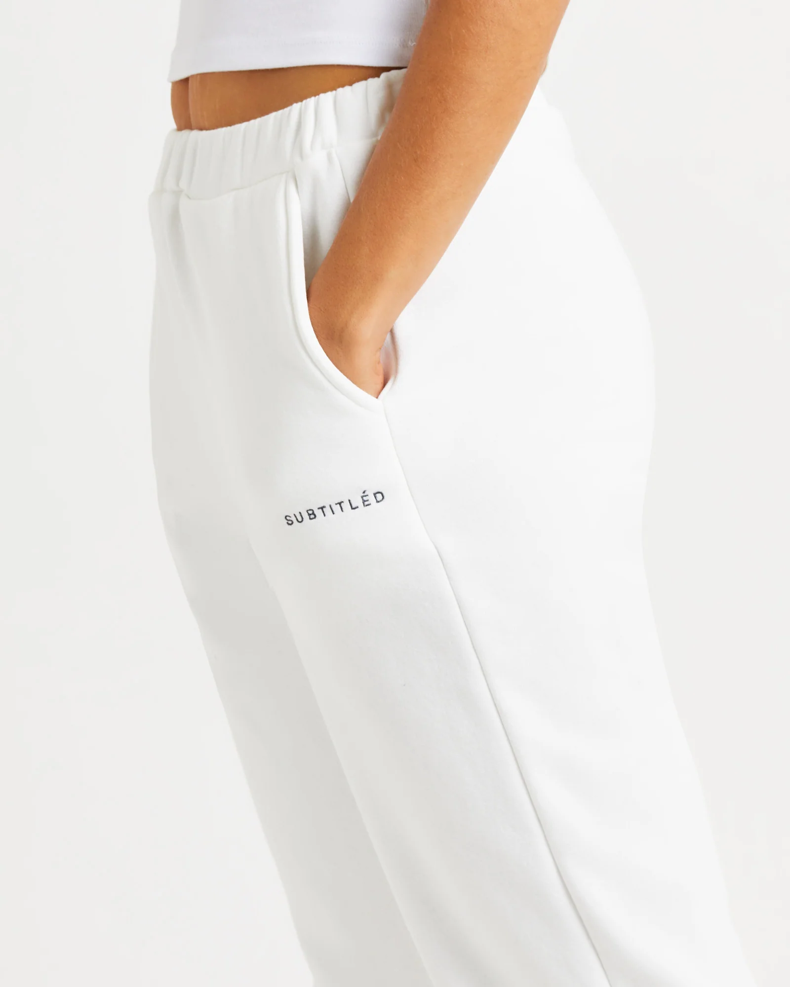 Subtitled Trackpants White - Image 5