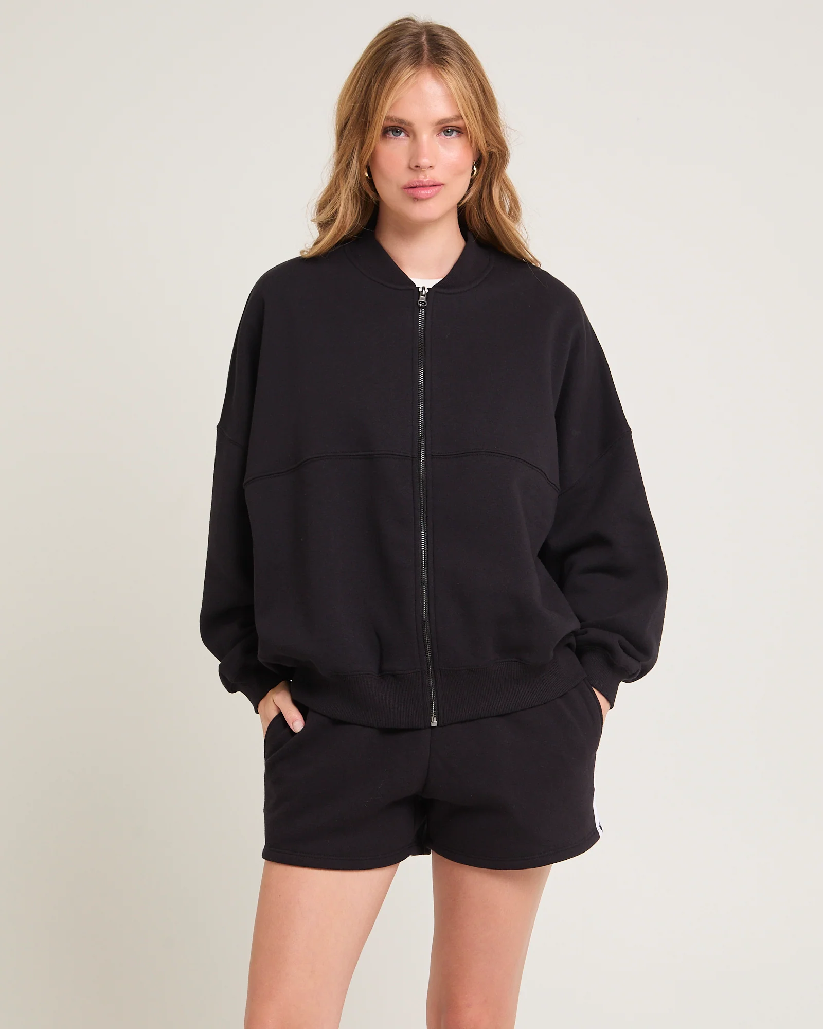 Subtitled Zip Bomber Jacket - Image 2