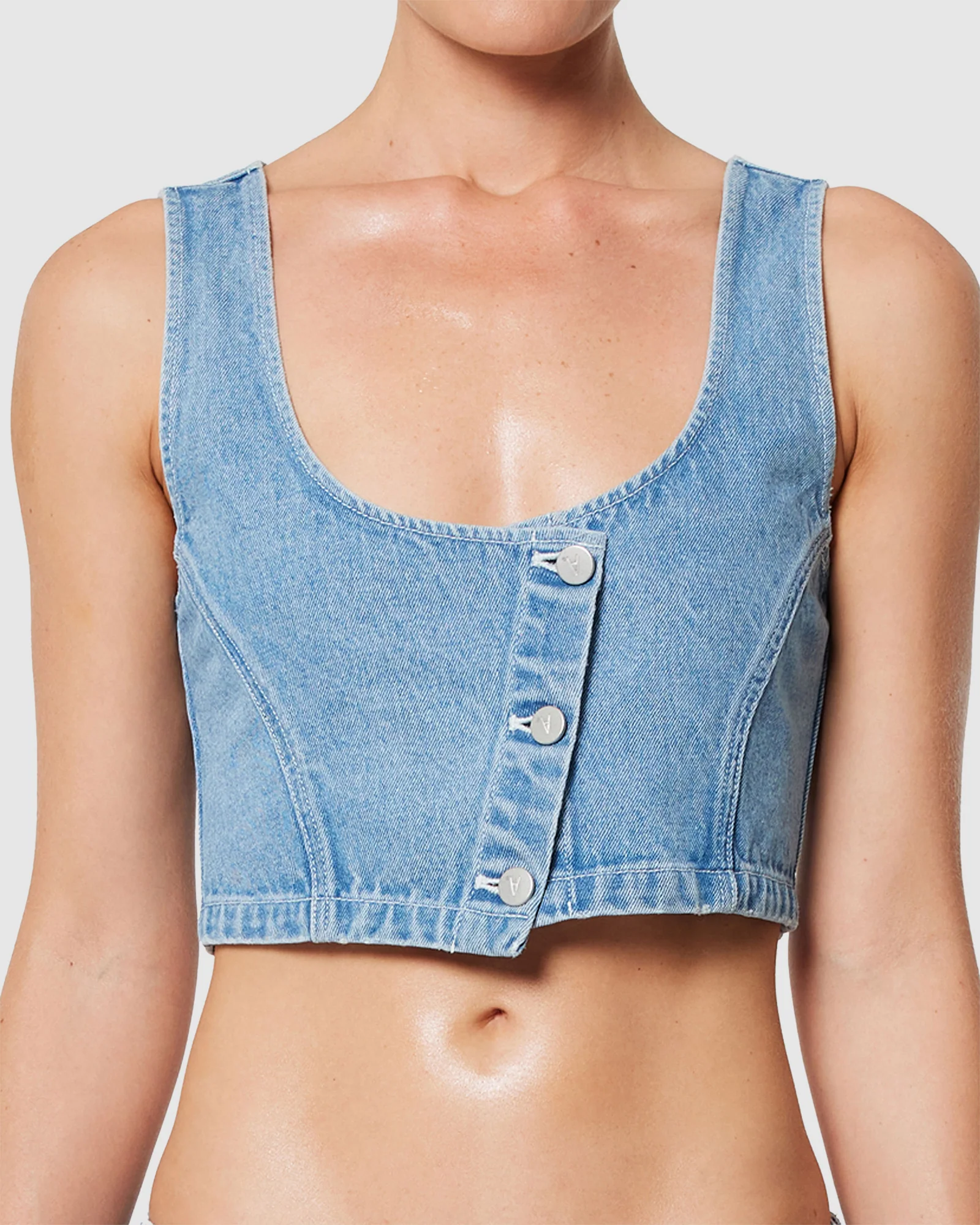 Suga Denim Crop Top Gigi - Image 4