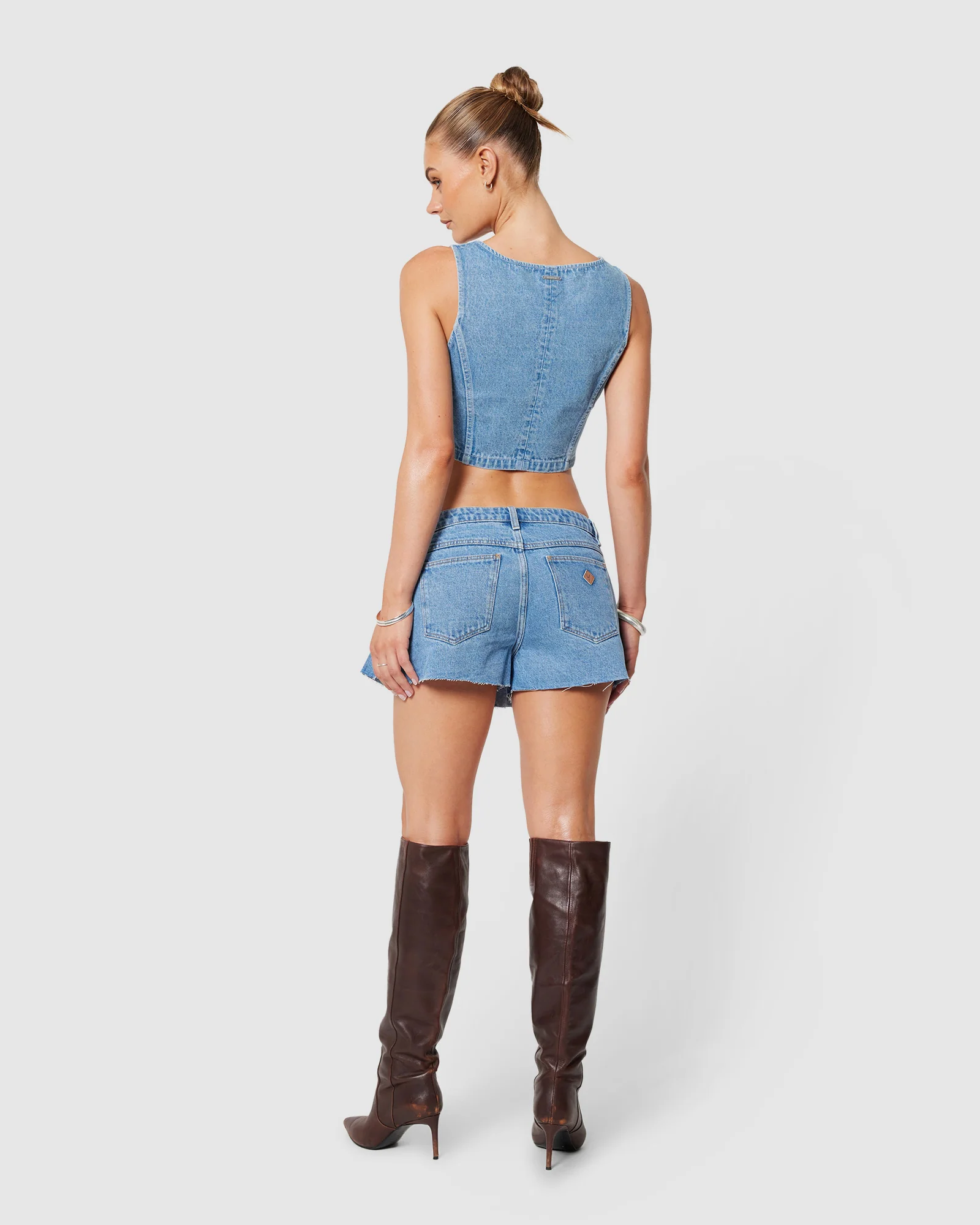 Suga Denim Crop Top Gigi - Image 5