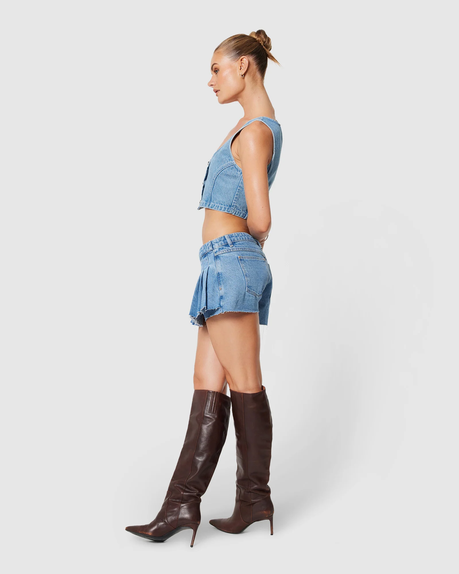 Suga Denim Crop Top Gigi - Image 6
