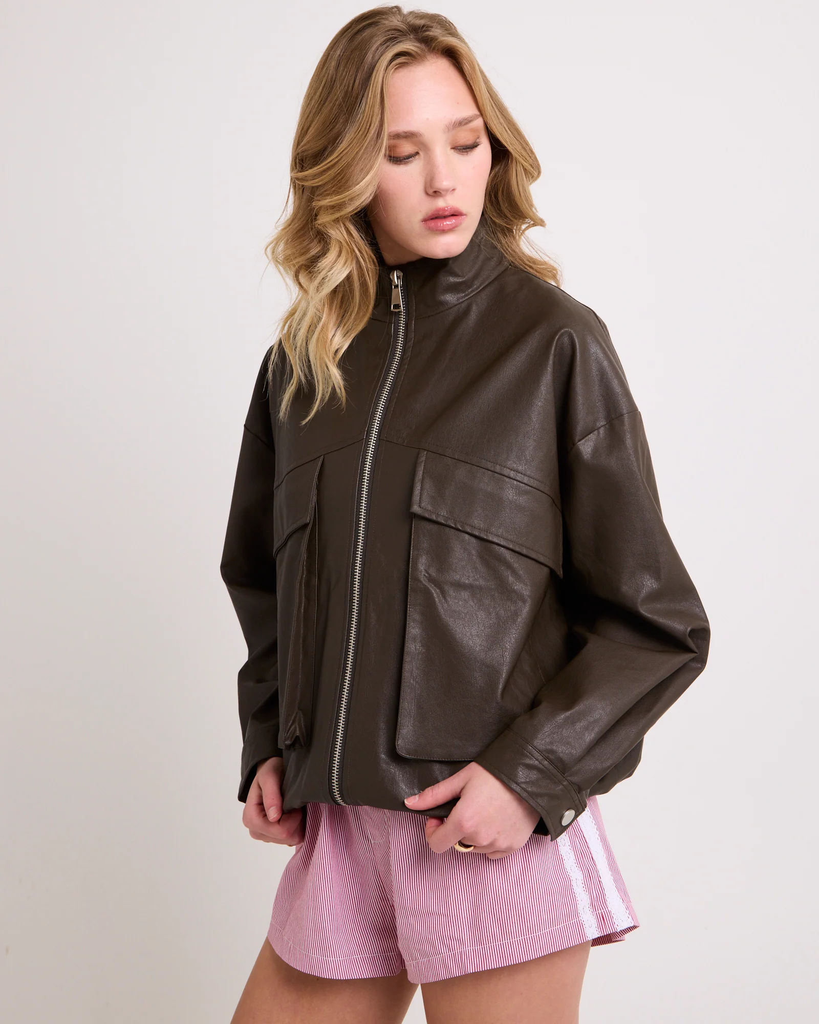 Suki Funnel Neck Jacket - Image 4
