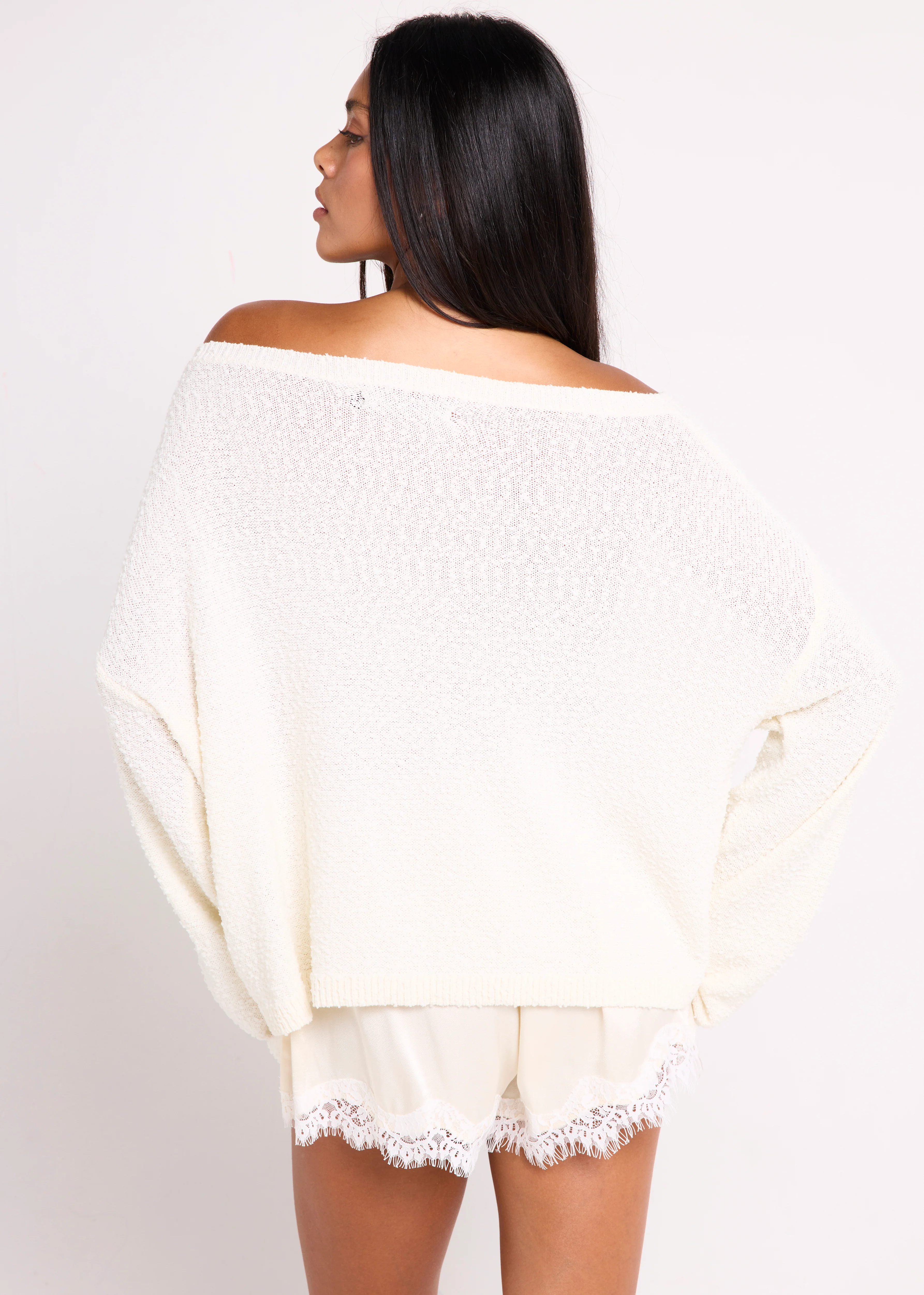 Sully Boucle Off Shoulder Knit Top - Image 3