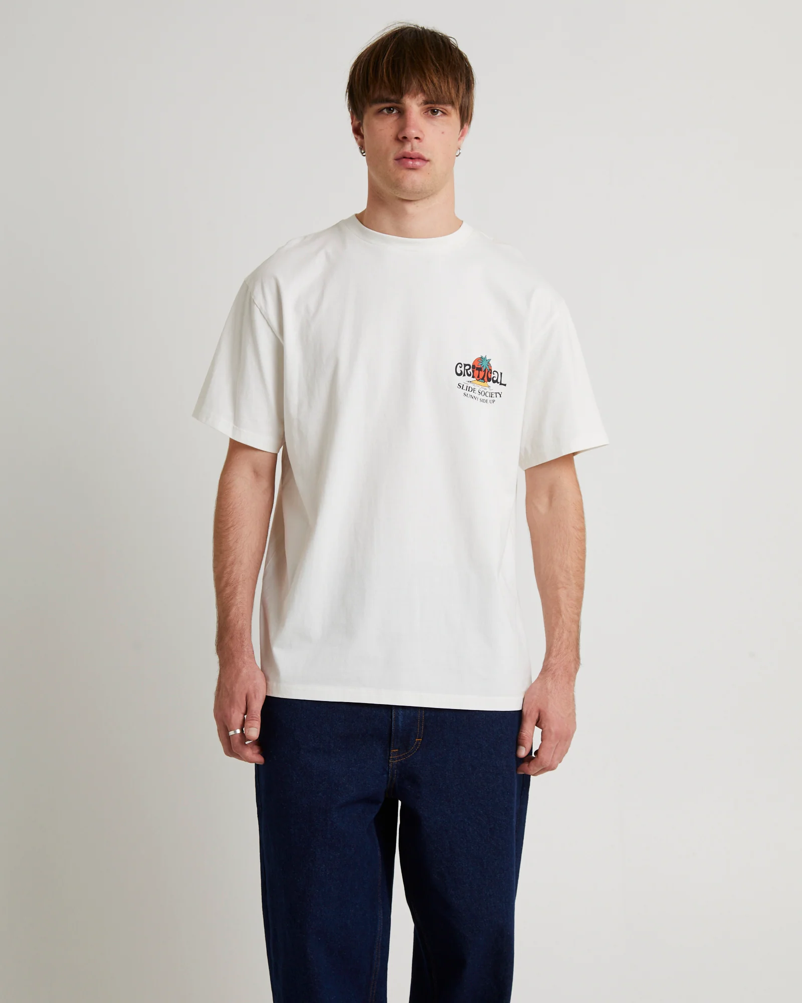 Sunnyside Short Sleeve T-Shirt Vintage White - Image 2