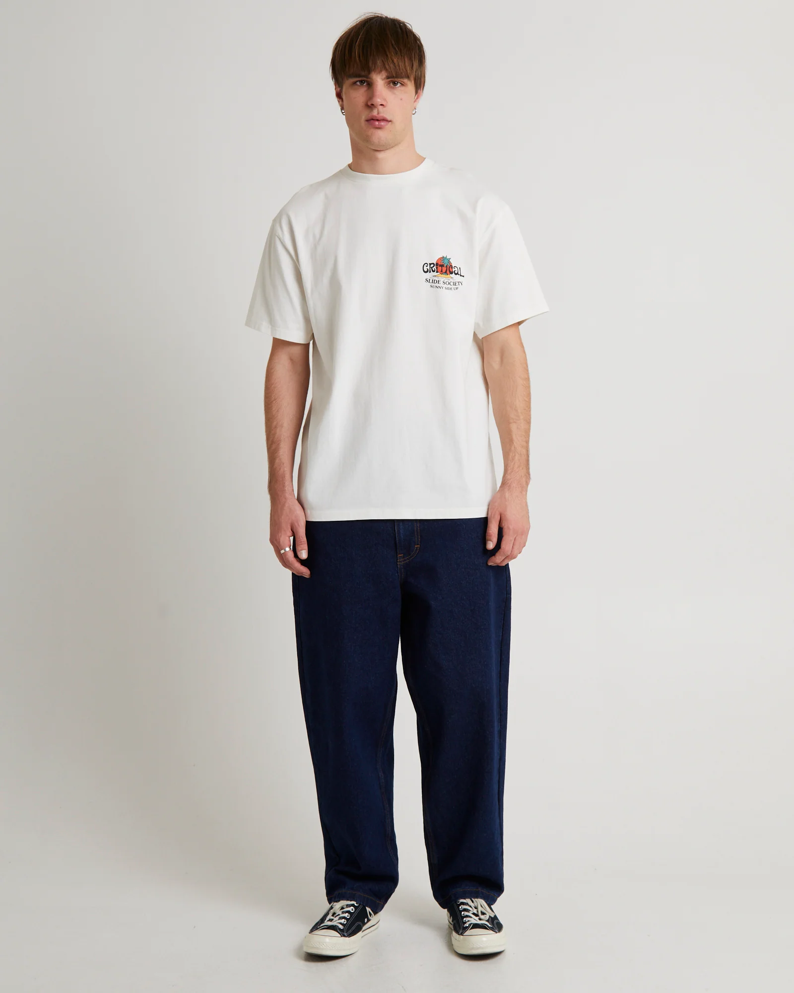 Sunnyside Short Sleeve T-Shirt Vintage White - Image 3