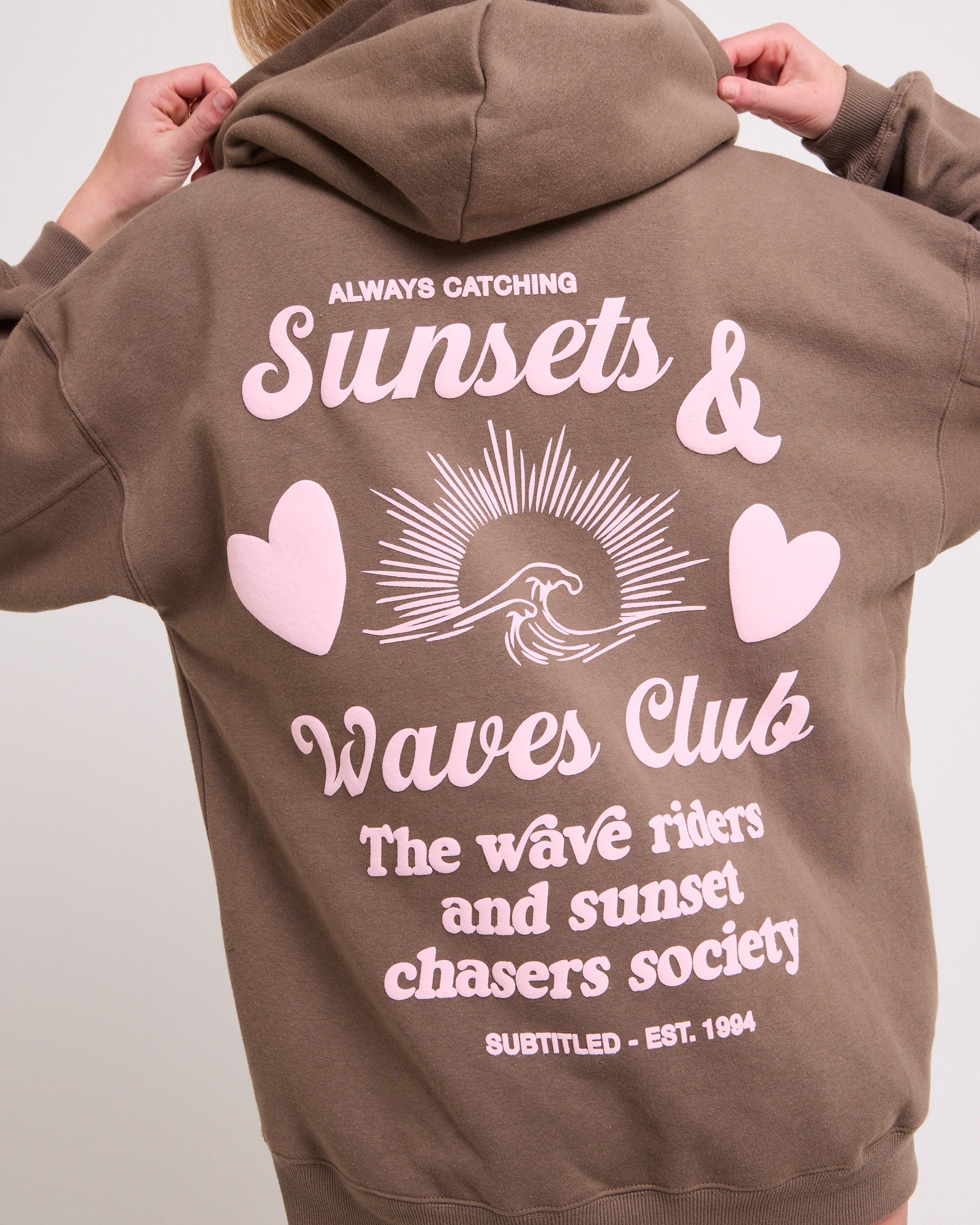 Sunset Club Oversized Hoodie - Image 6