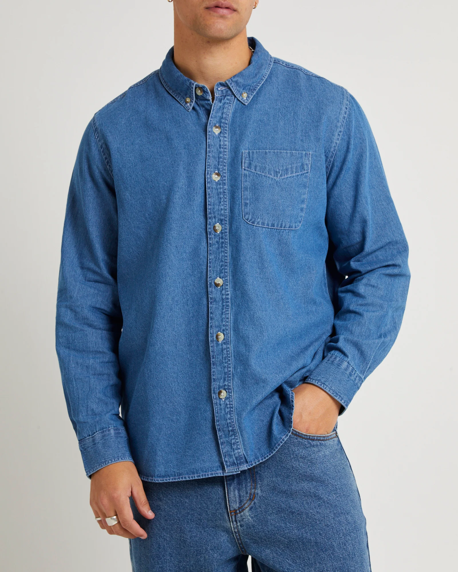 Sunset Denim Shirt - Image 5