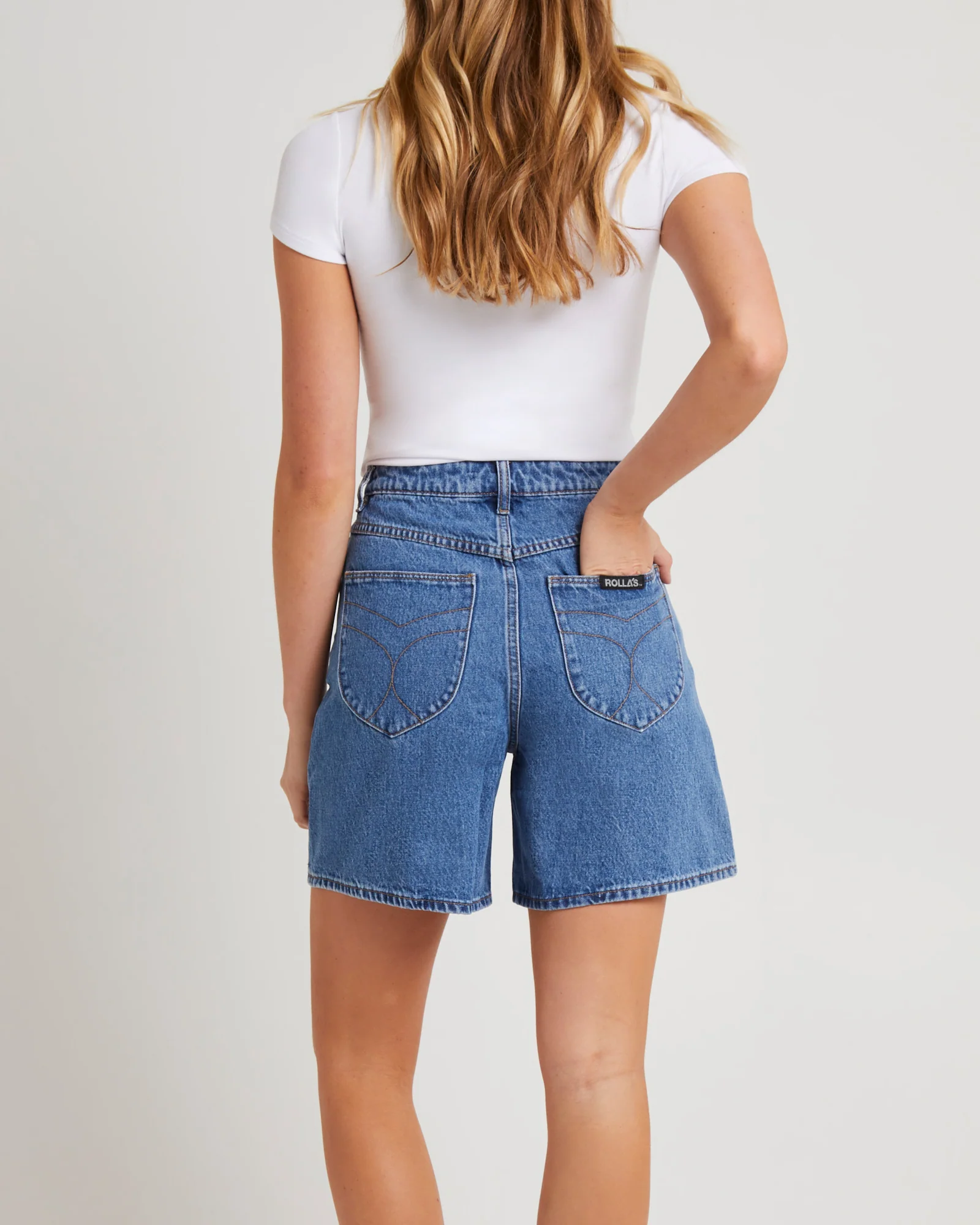 Super Mirage Denim Shorts Evie - Image 2