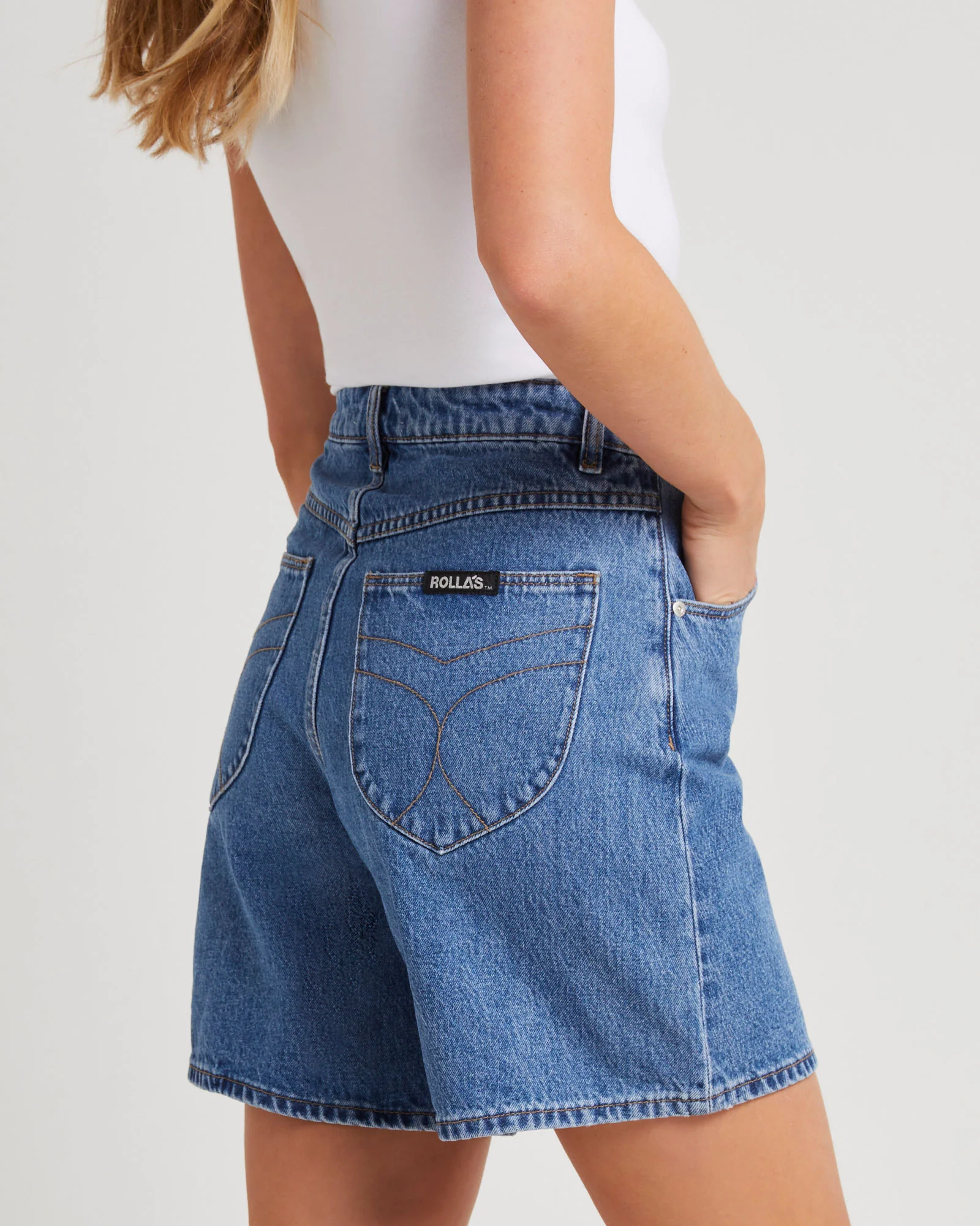 Super Mirage Denim Shorts Evie - Image 5