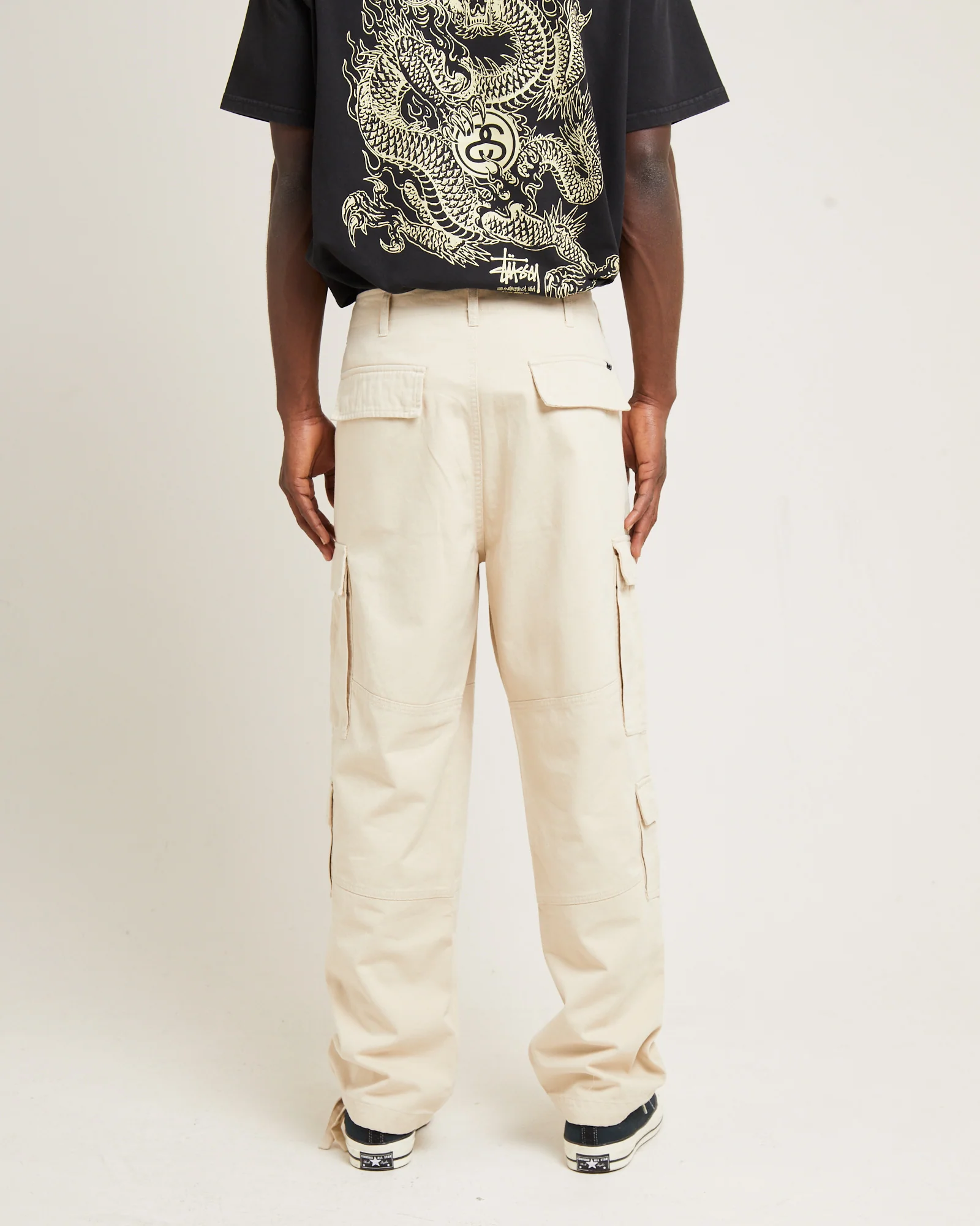 Surplus Cargo Pants Tan - Image 2