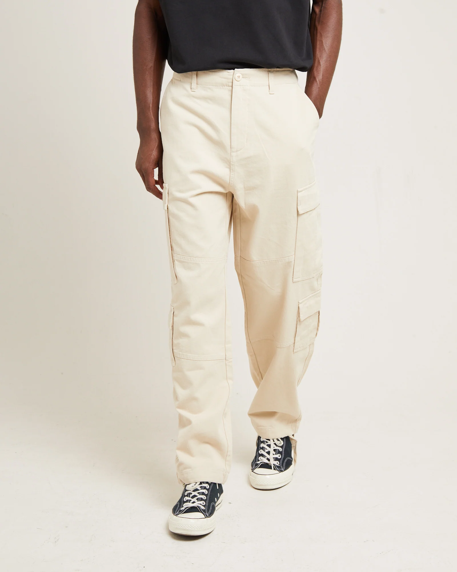 Surplus Cargo Pants Tan - Image 4