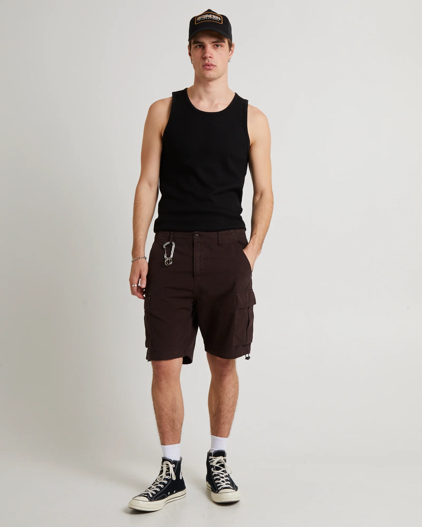 Surplus Ripstop Cargo Shorts Brown - Image 3