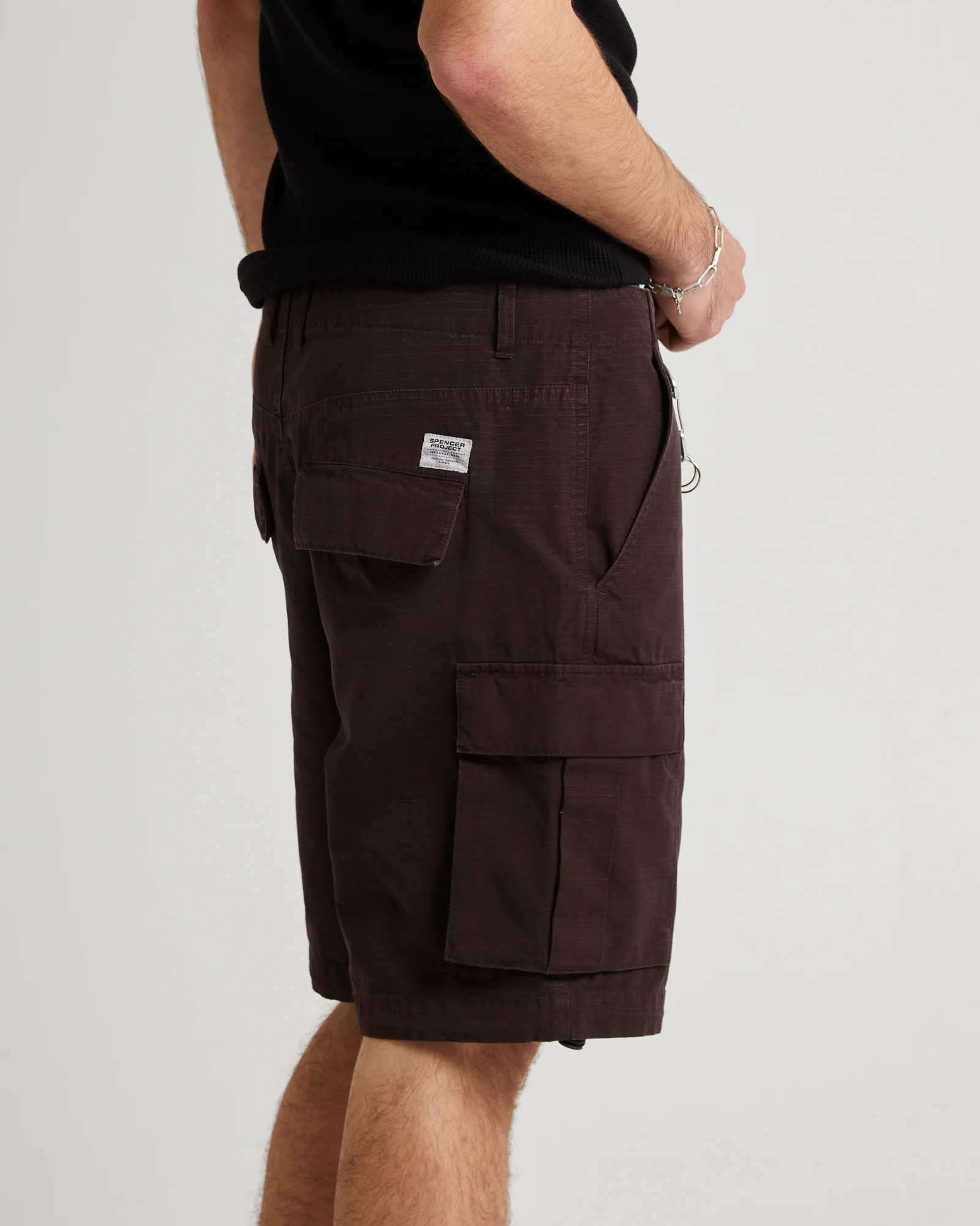 Surplus Ripstop Cargo Shorts Brown - Image 5