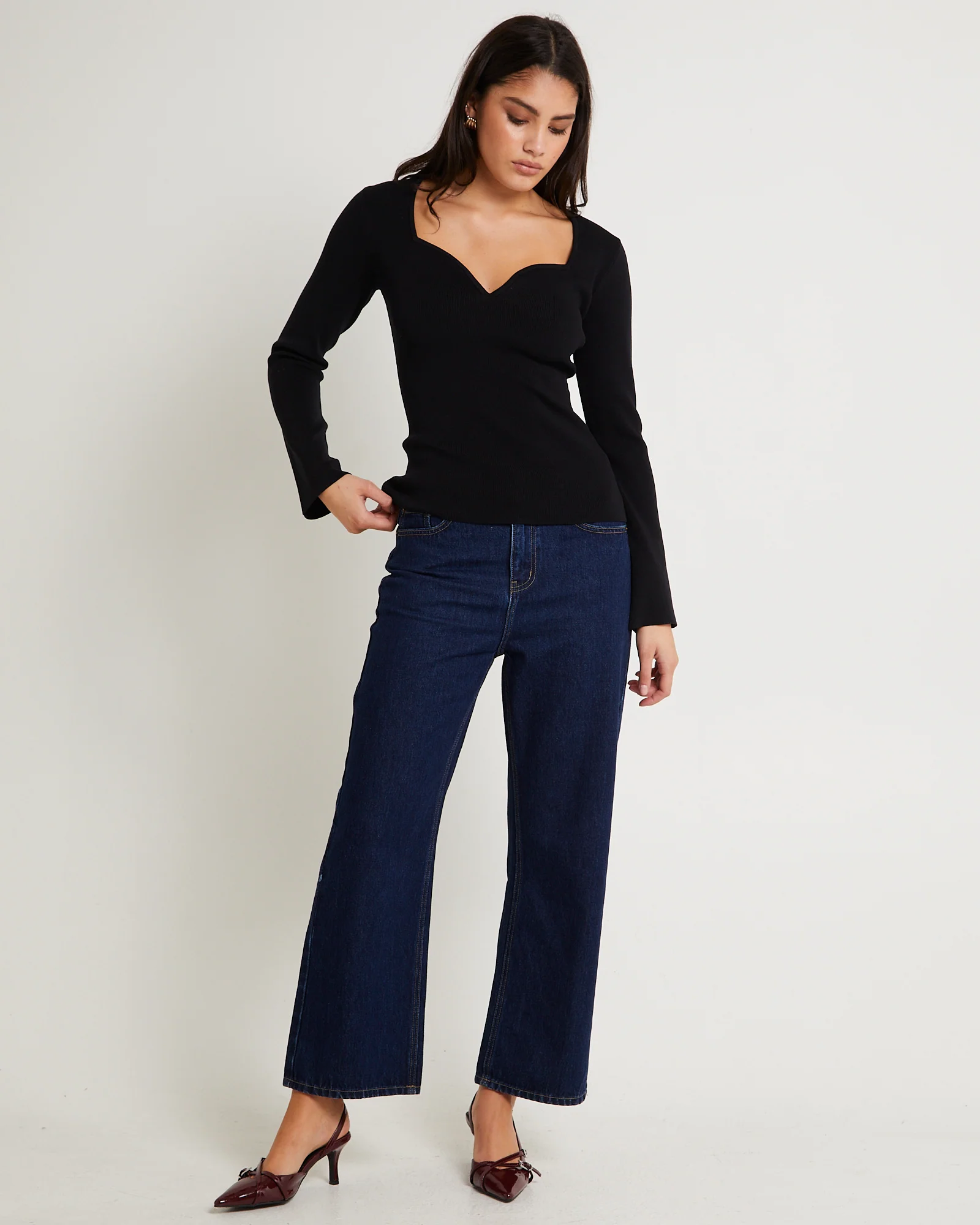 Sweetheart Long Sleeve Top - Image 3