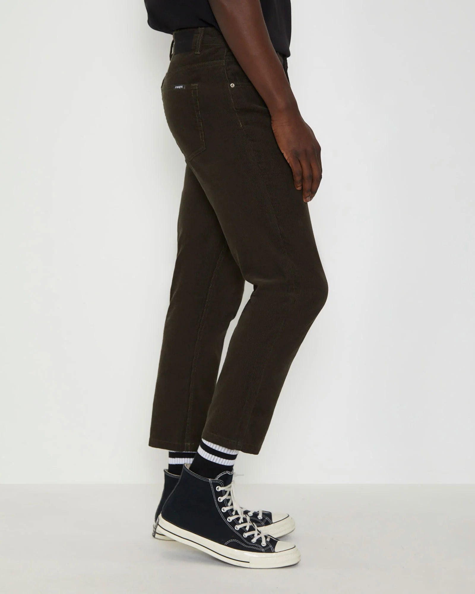 Switch Cord Pants in Fatigue Black - Image 5