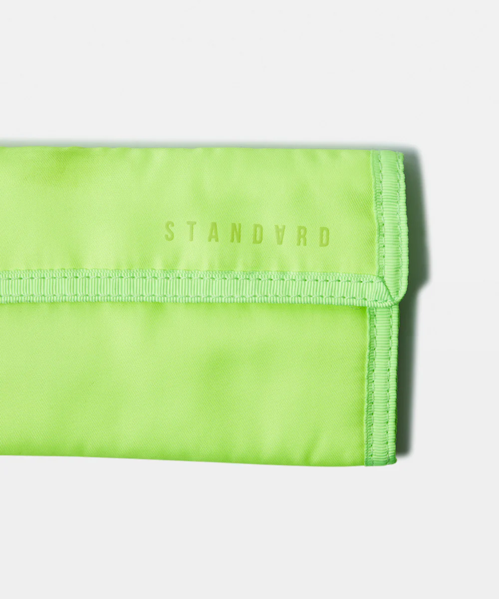Tactical Neon Neck Wallet Acid Lime - Image 3
