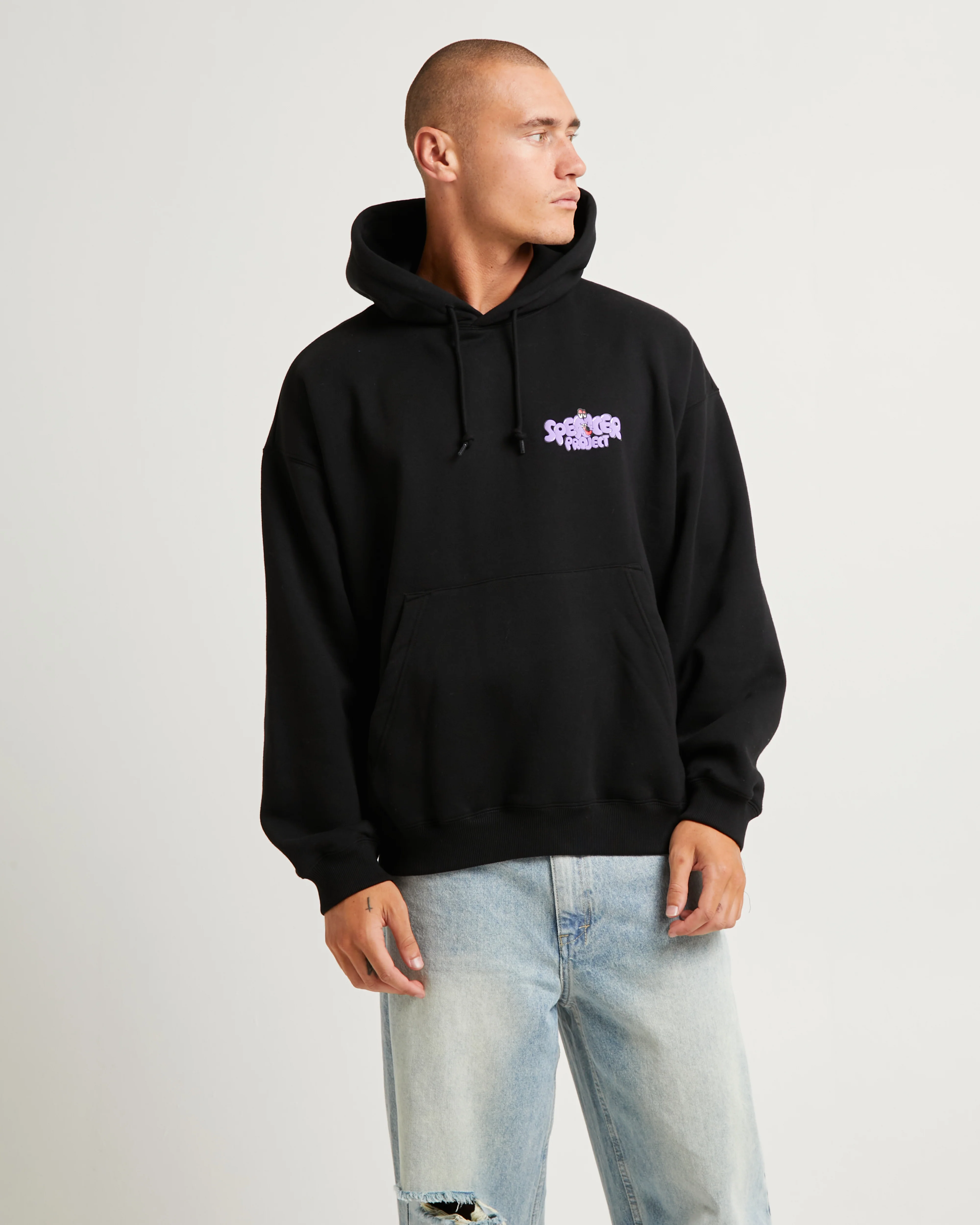 Tagger Hoodie Black - Image 2