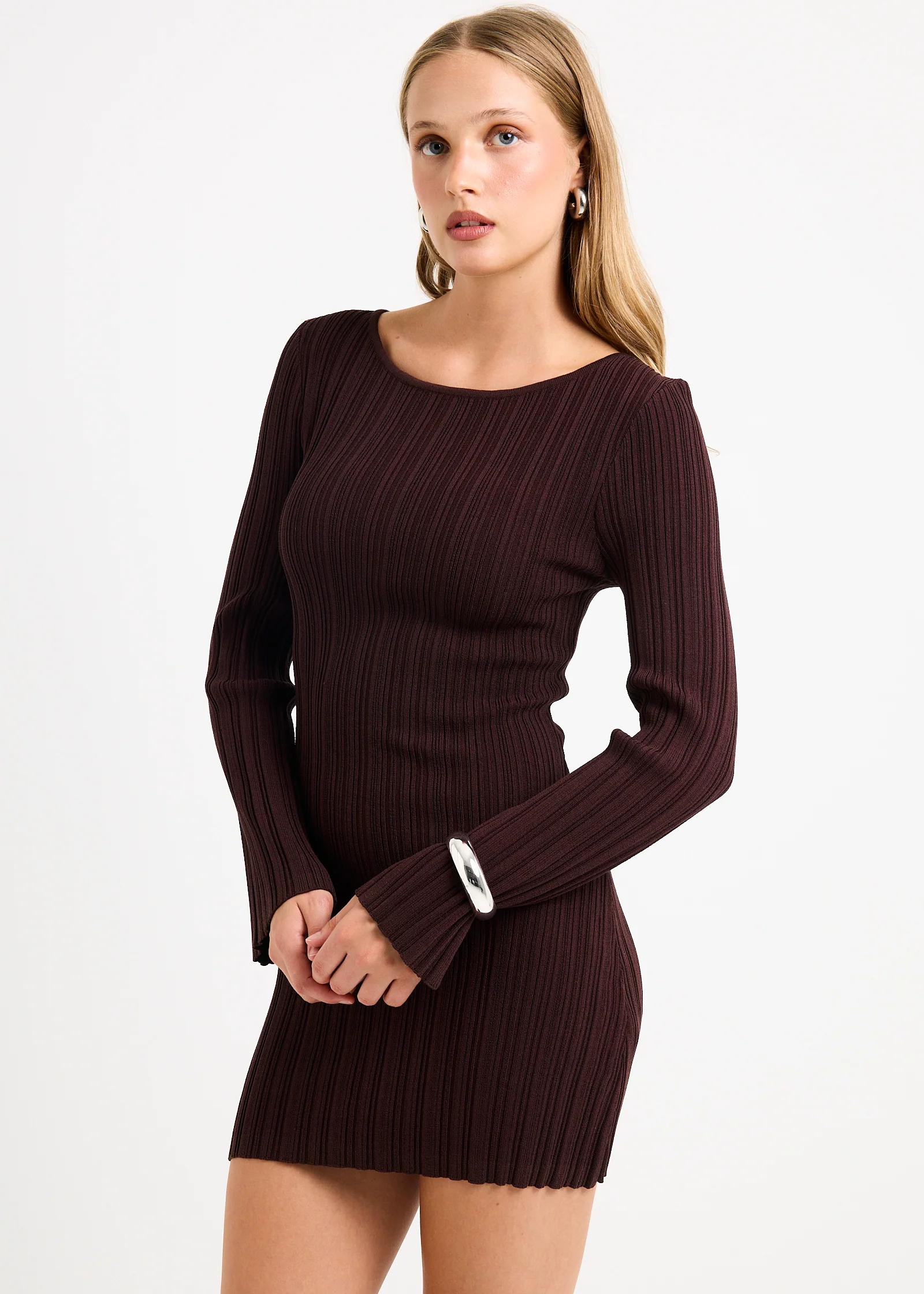 Tahlia Long Sleeve Knit Dress - Image 4