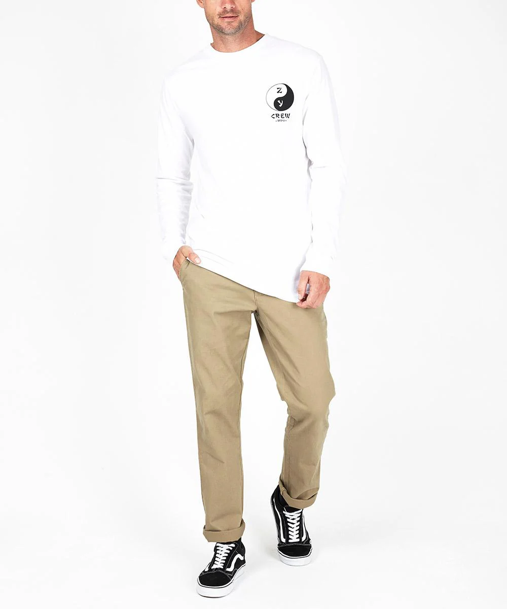 Takeaway Long Sleeve T-shirt White - Image 3